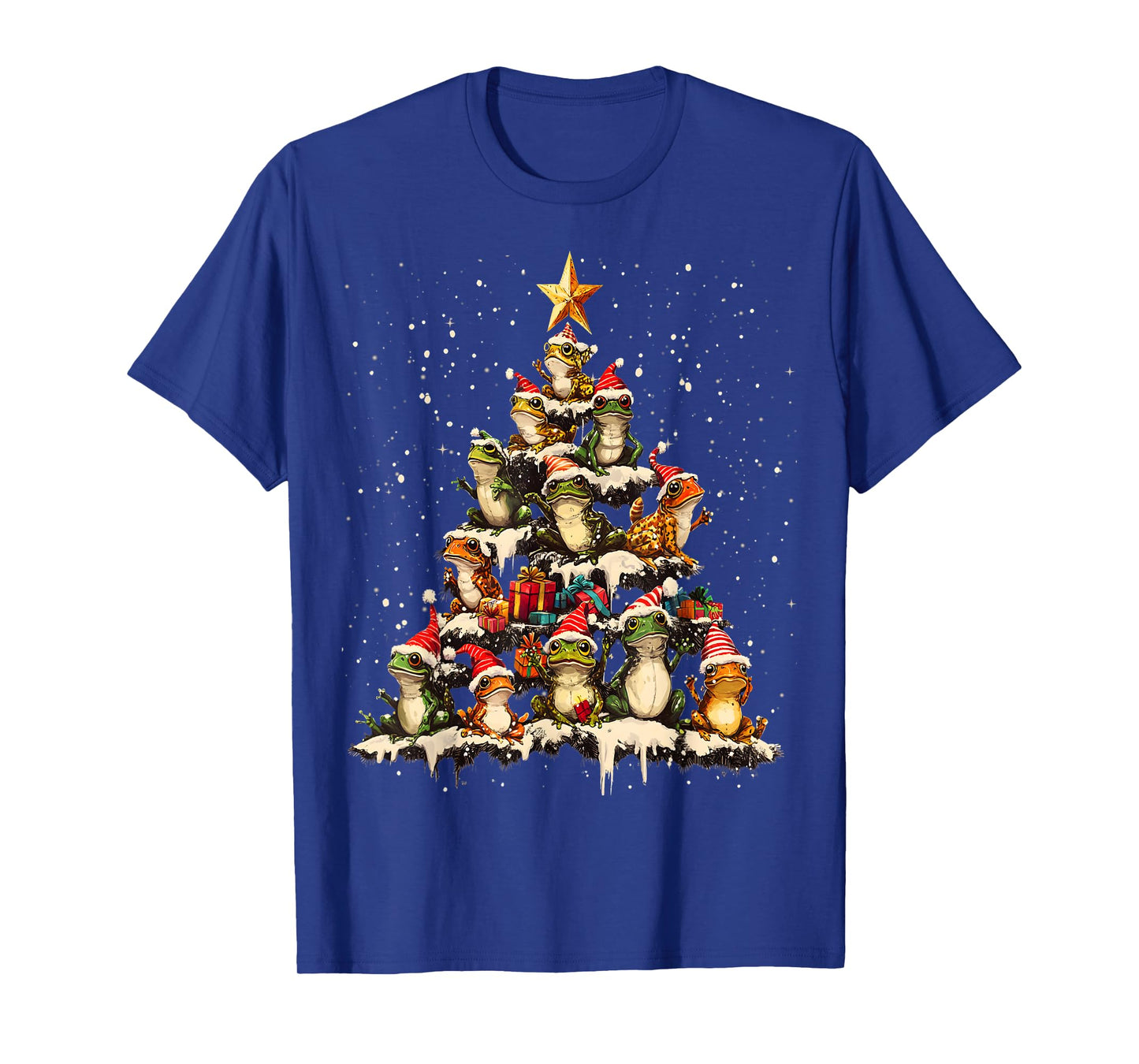 Frog Christmas Tree Ornament Decor Xmas T-Shirt