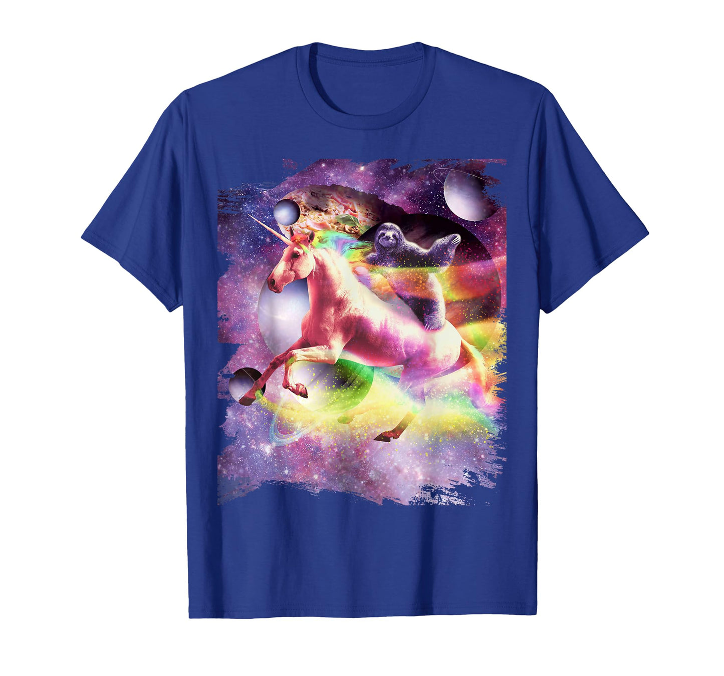 Space Sloth Riding On Unicorn T-Shirt