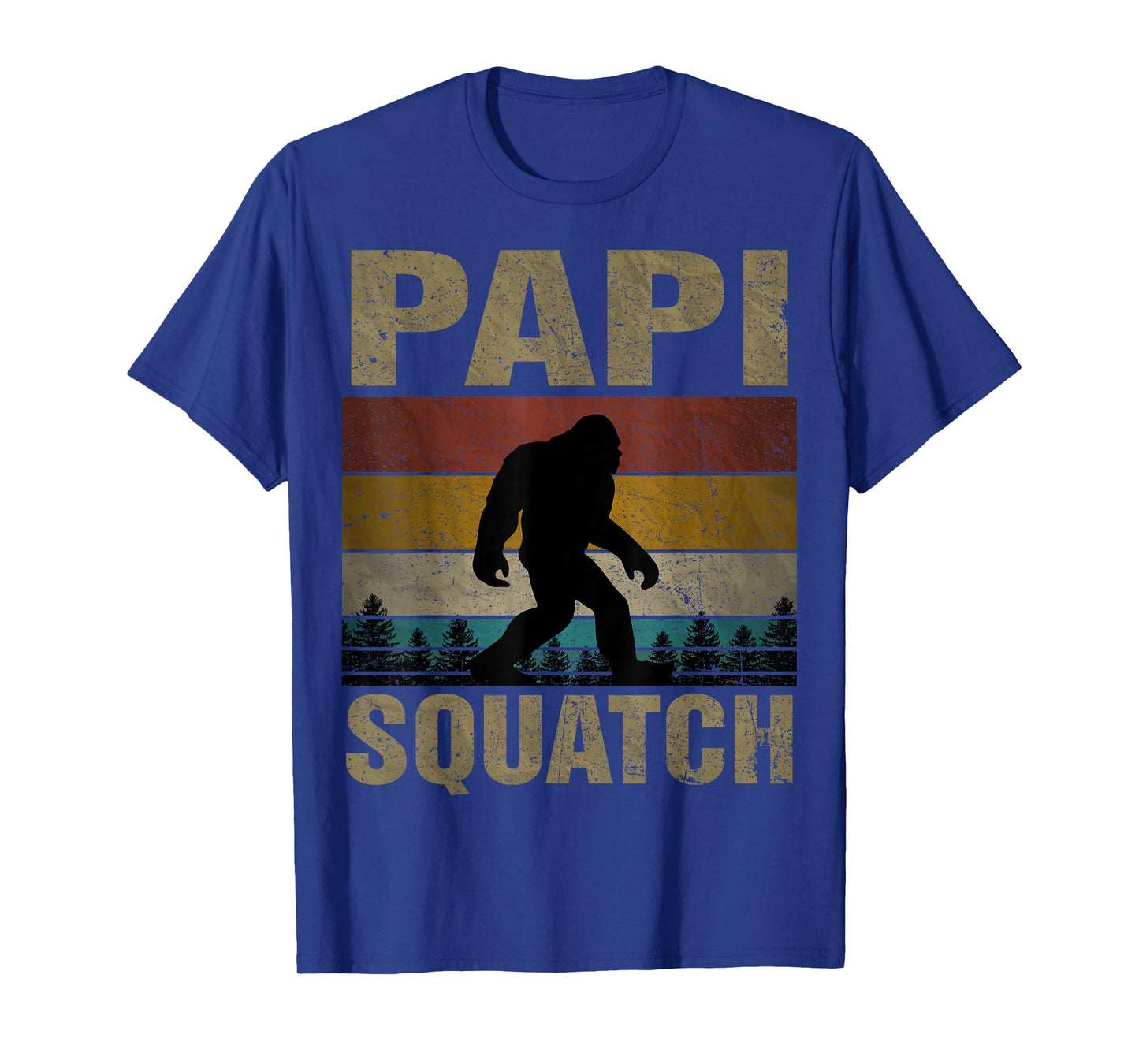 Papi Squatch Bigfoot Papi Sasquatch Yeti Family T-Shirt