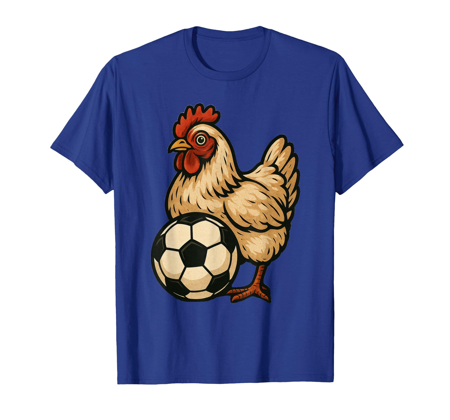 Funny Chicken Soccer T-Shirt
