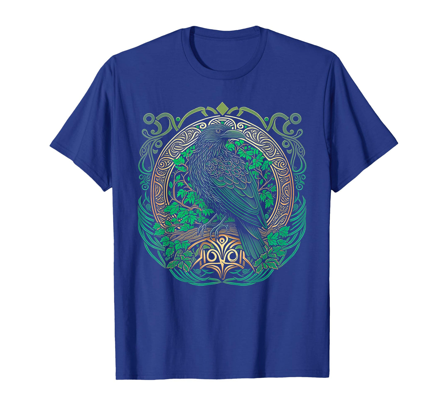 Raven St. Patrick's Day Viking Valhalla North Myths T-Shirt