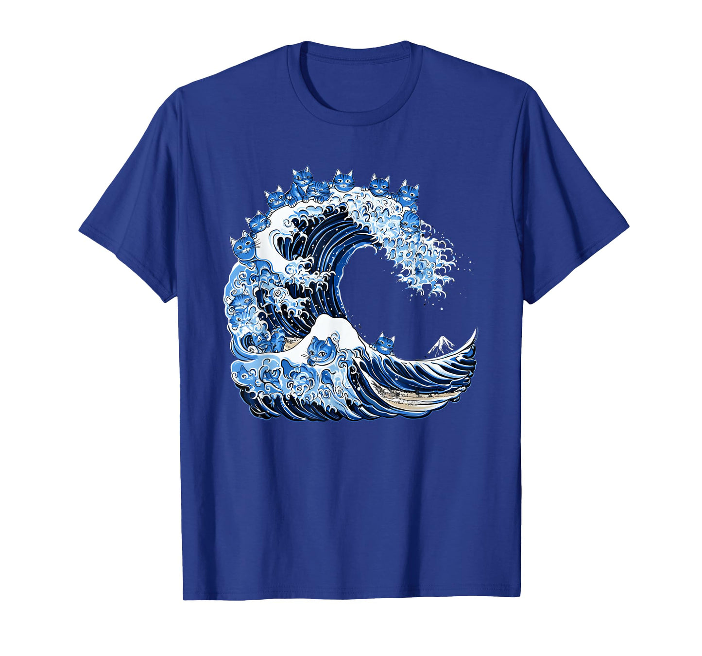 Cute Wave of Blue Cats for Kamala T-Shirt
