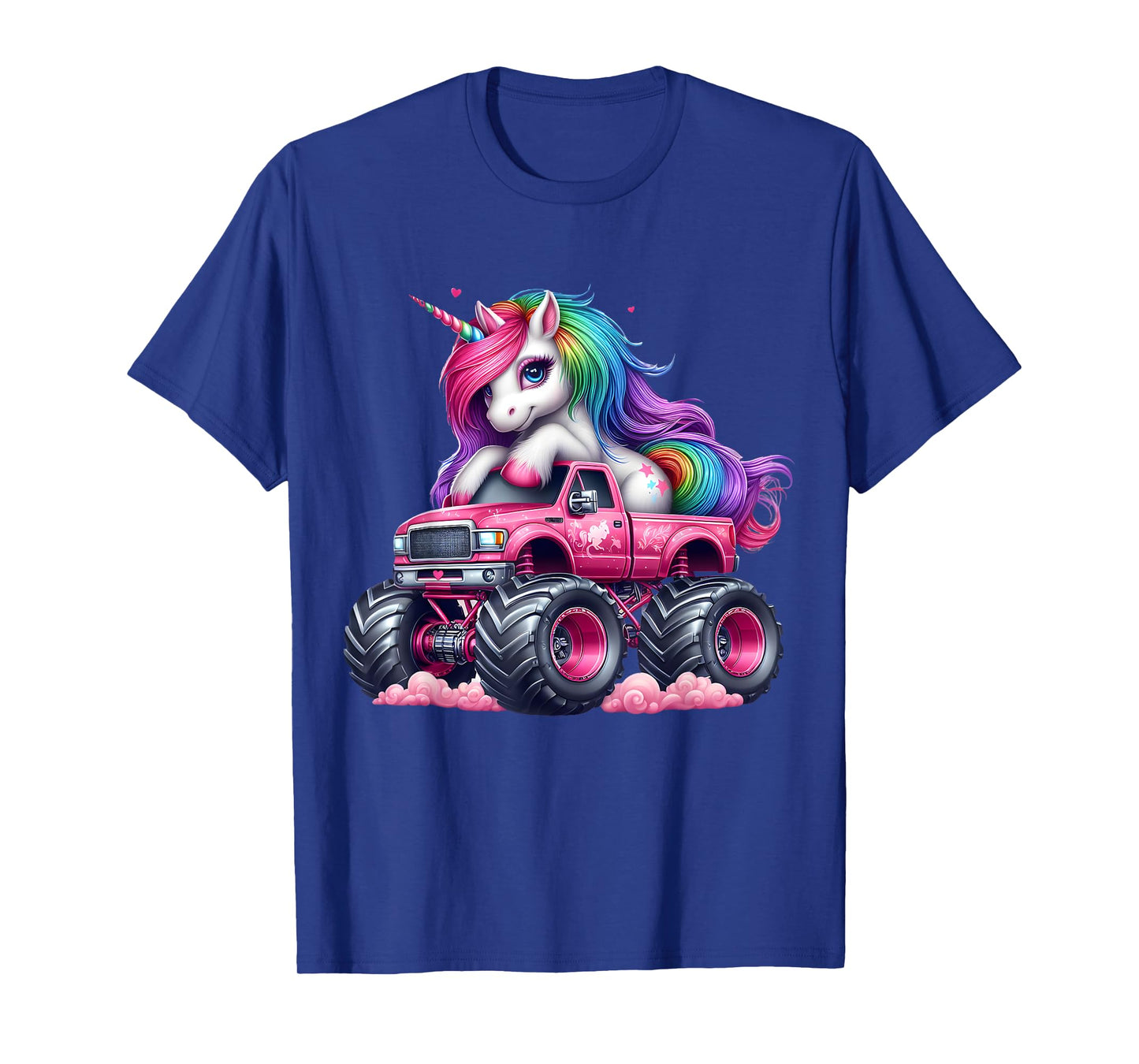 Monster Truck Unicorn Birthday Party Monster Truck Girl T-Shirt