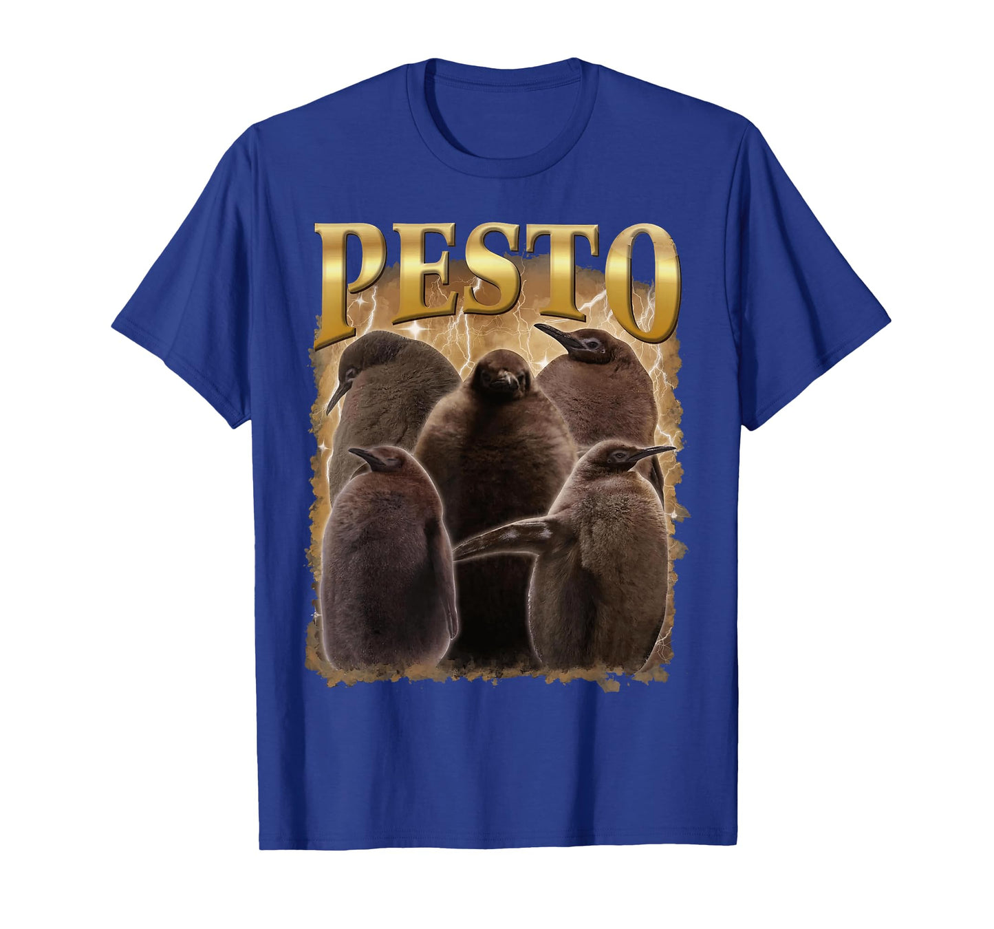 Cute Pesto The Penguin, Pesto Bootleg Black Crew Neck Short Sleeve Classic Fit T-Shirt, Small, Unisex-Kids