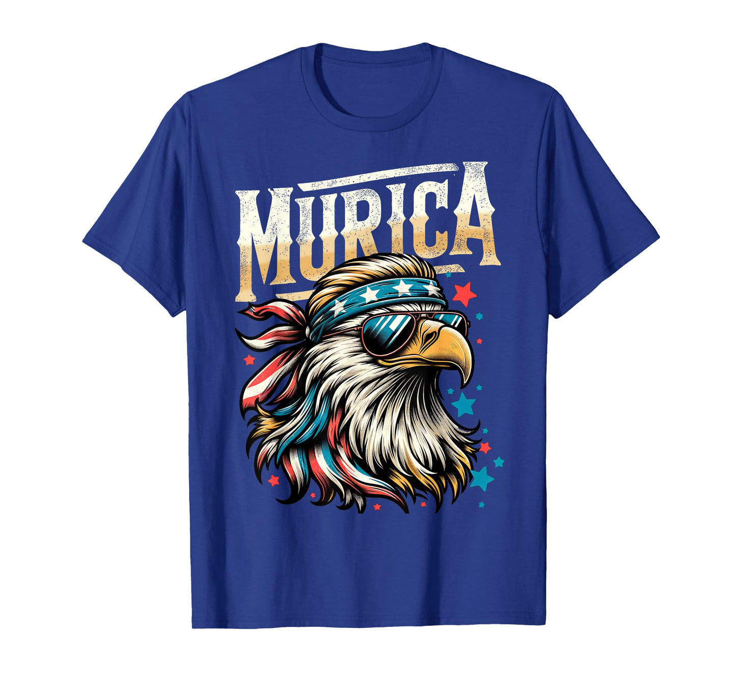 4th of July Patriotic Funny Eagle July 4th USA Murica T-Shirt