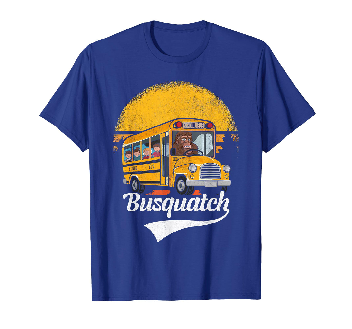 Funny Bigfoot School Bus Driver Funny School Bus Driver T-Shirt