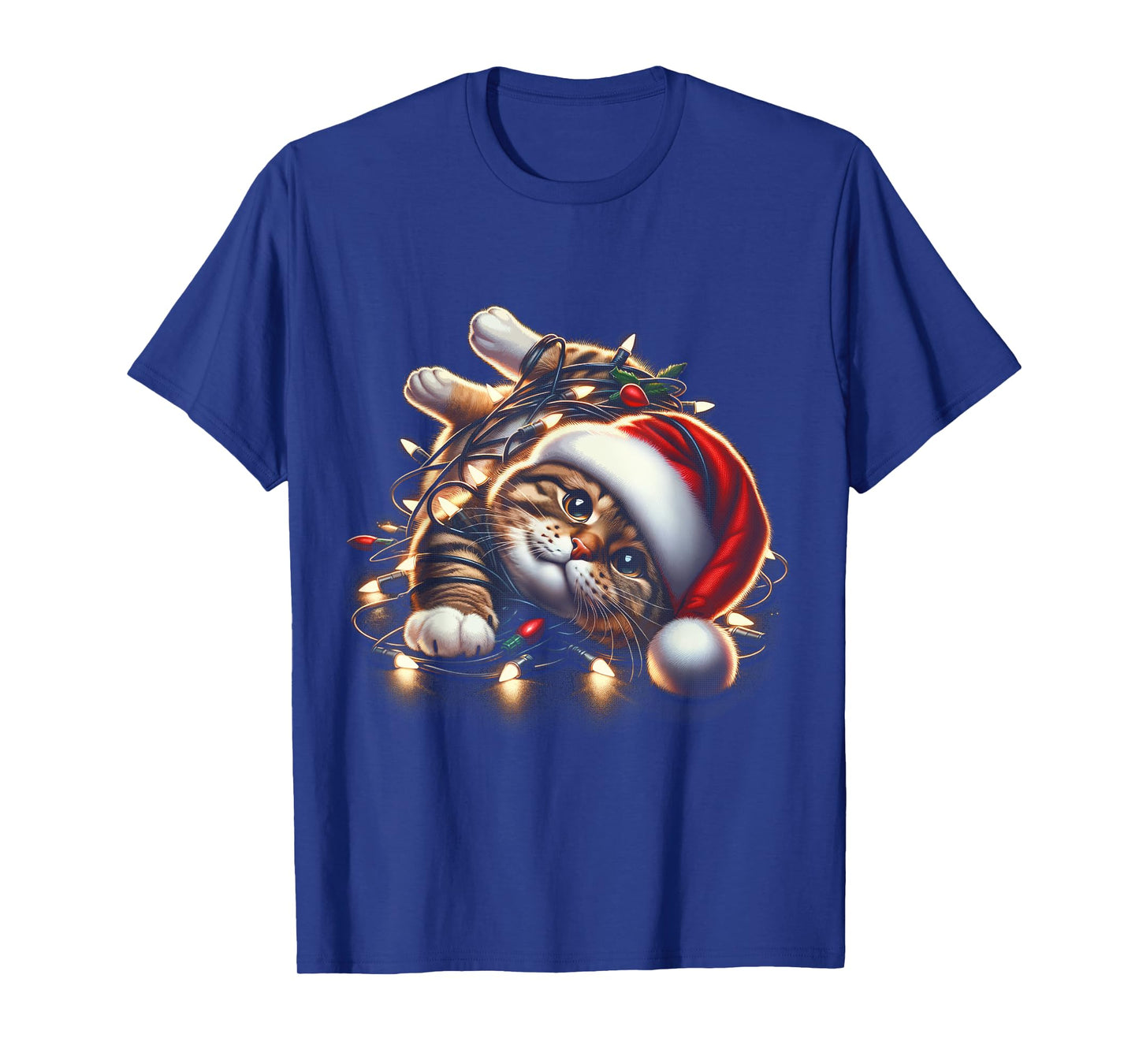 Christmas Cat Lover Funny Festive Holidays Cute Kitten Xmas Men Women Kids T-Shirt