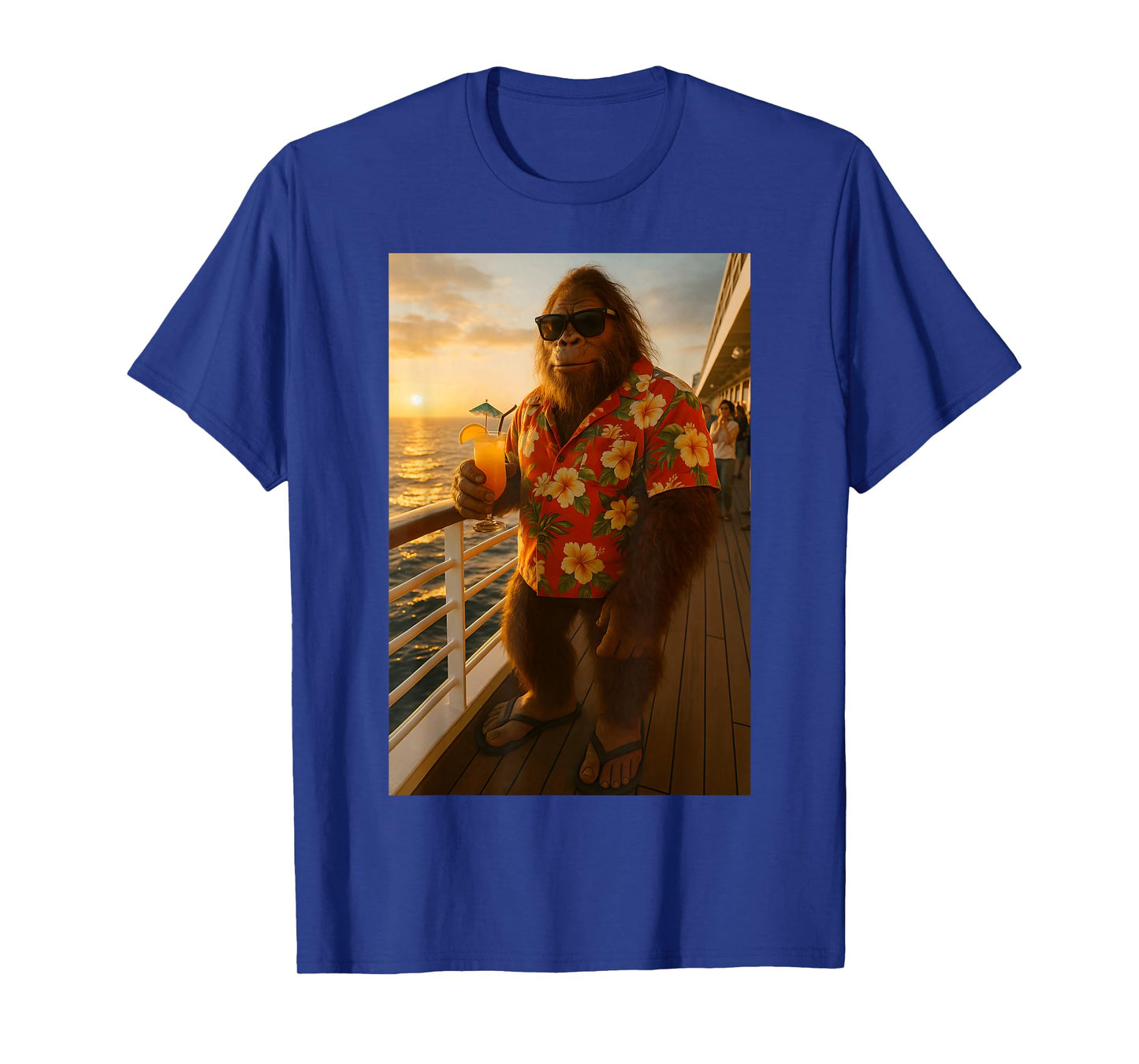 Funny Bigfoot Cruise Holiday T-Shirt