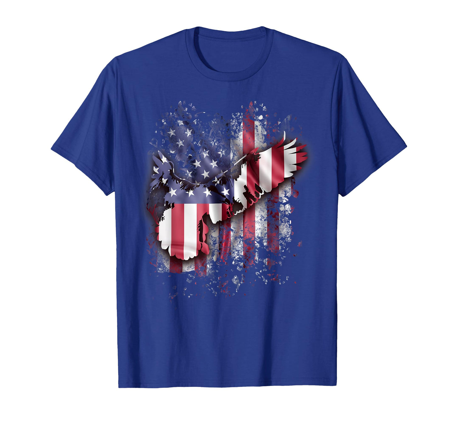 Eagle And American Flag Gorgeous Vintage 4th July T-Shirt