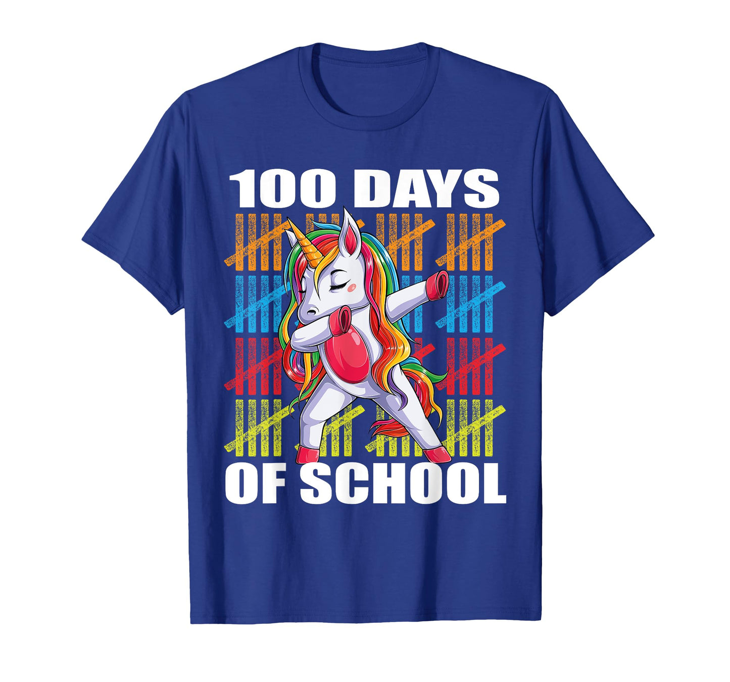 Happy 100th Day of School Unicorn Kids Teachers 100 Days T-Shirt