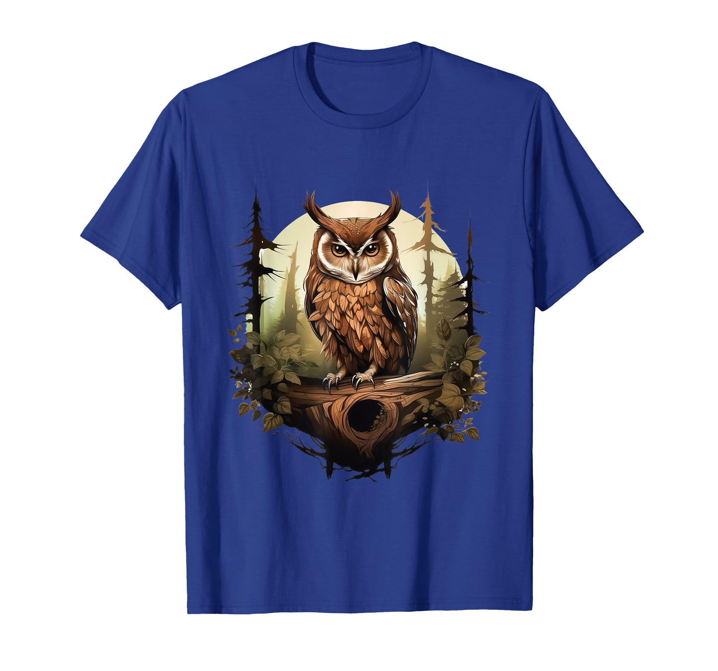 Owl Forest Graphic Women Men Girls Boys T-Shirt