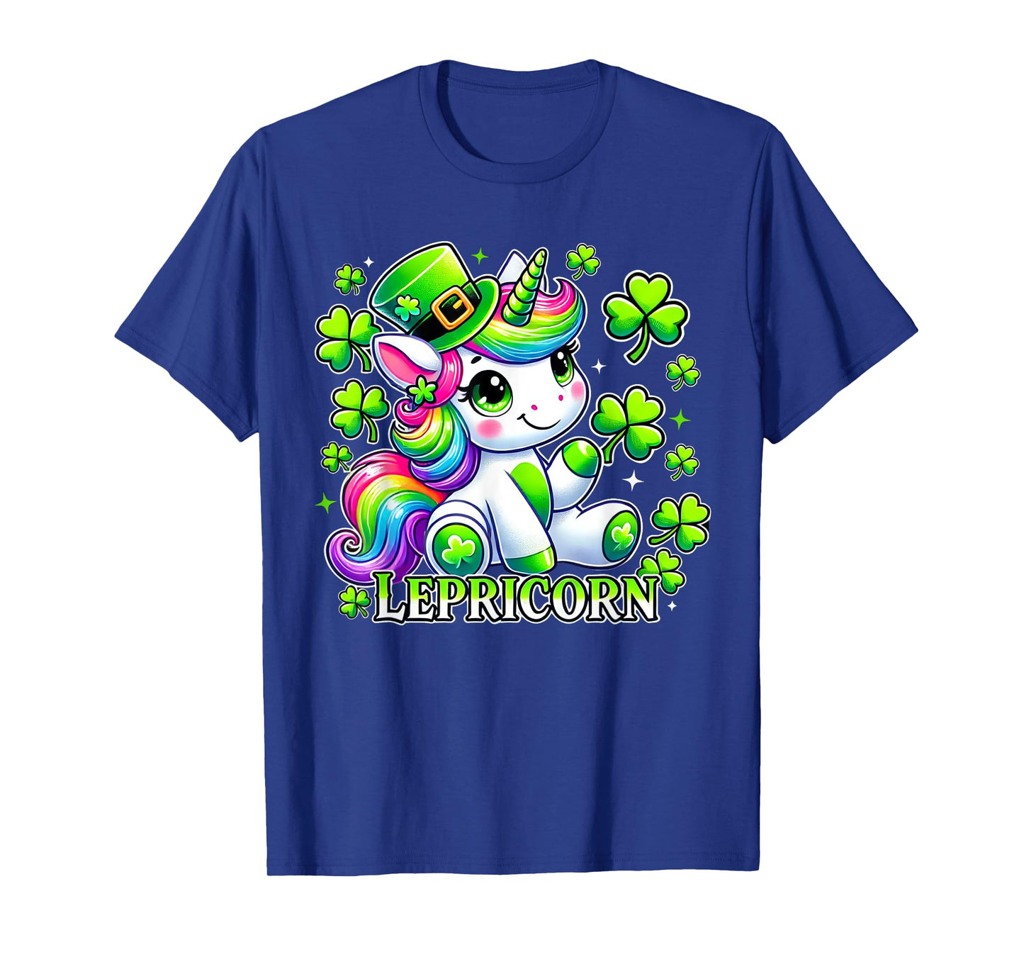 St Patricks Day Unicorn Cute Saint Pattys Girls Lepricorn T-Shirt