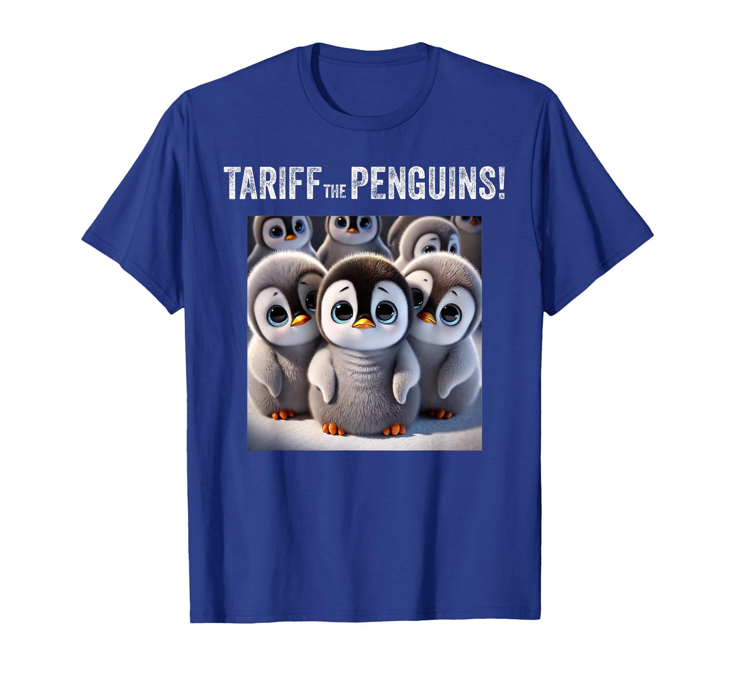 Tariff the Penguins. Trump Tariffs, Stock Market Crash funny T-Shirt