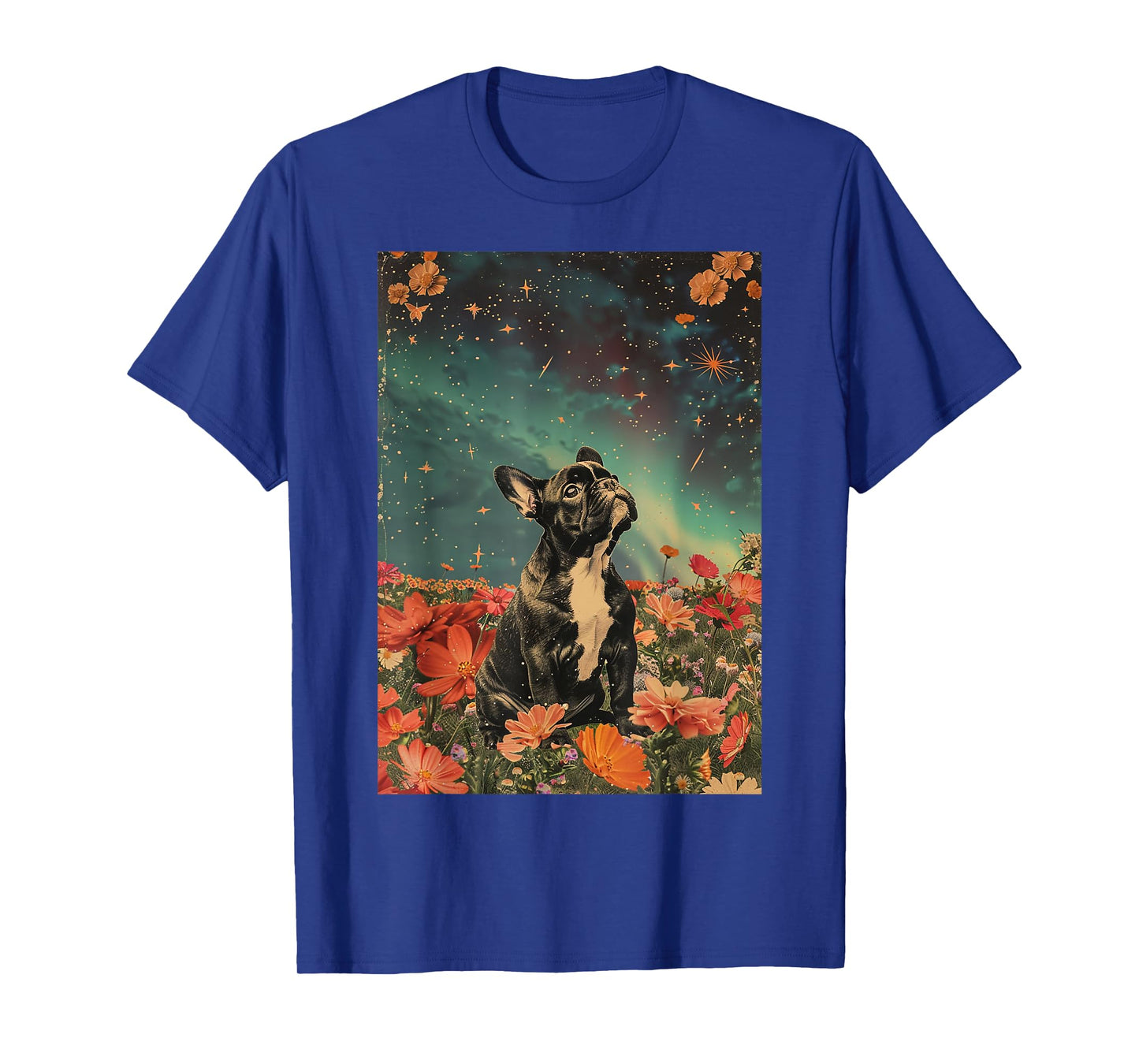 Vintage Cute French Bulldog Puppy Inspirational Men Women Girls Kids T-Shirt
