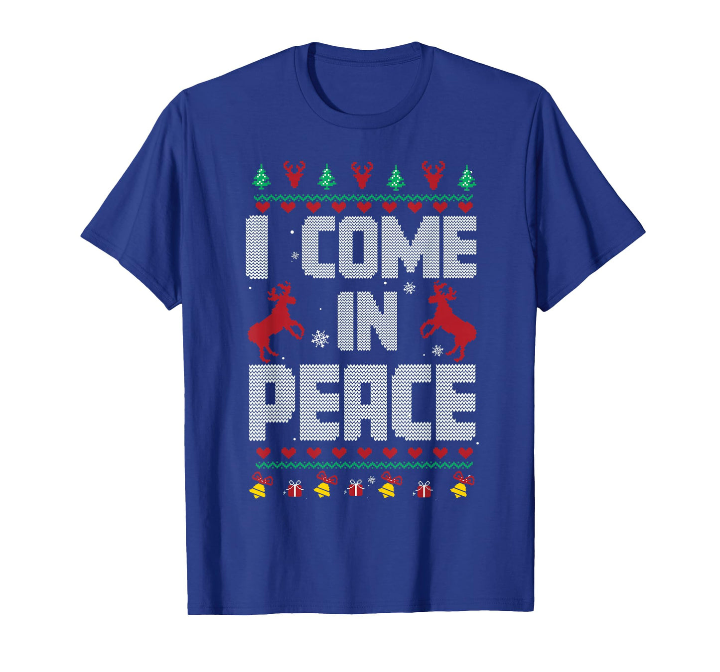 I Come In Peace - I'm Peace Xmas Matching Couples Christmas T-Shirt
