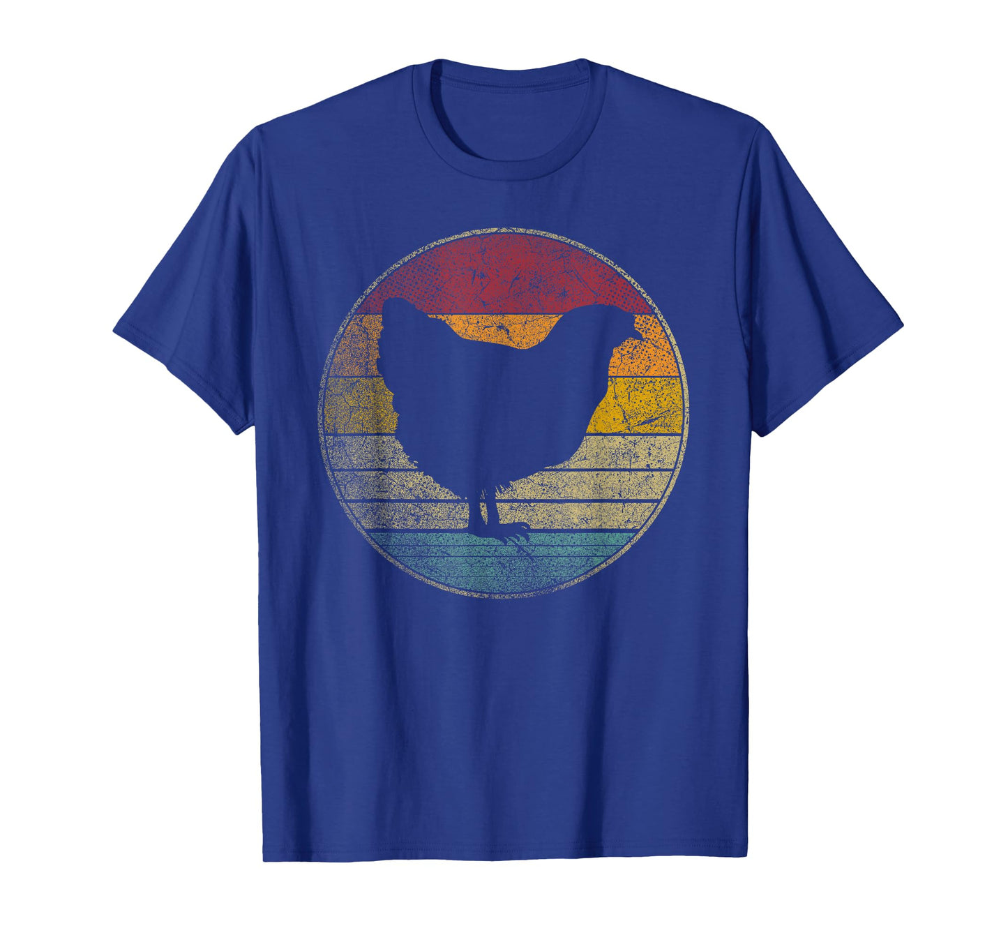Chicken Hen Bird Farm Vintage Distressed Retro 70s 80s Gift T-Shirt