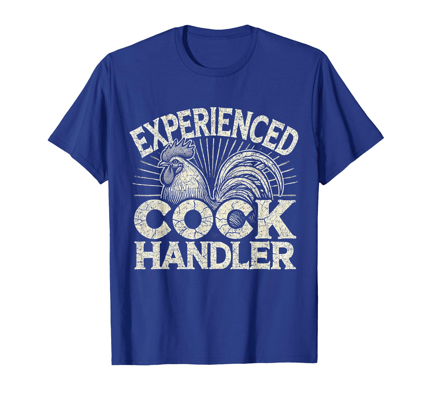 Experienced Funny Vintage Graphic Cock Handler T-Shirt