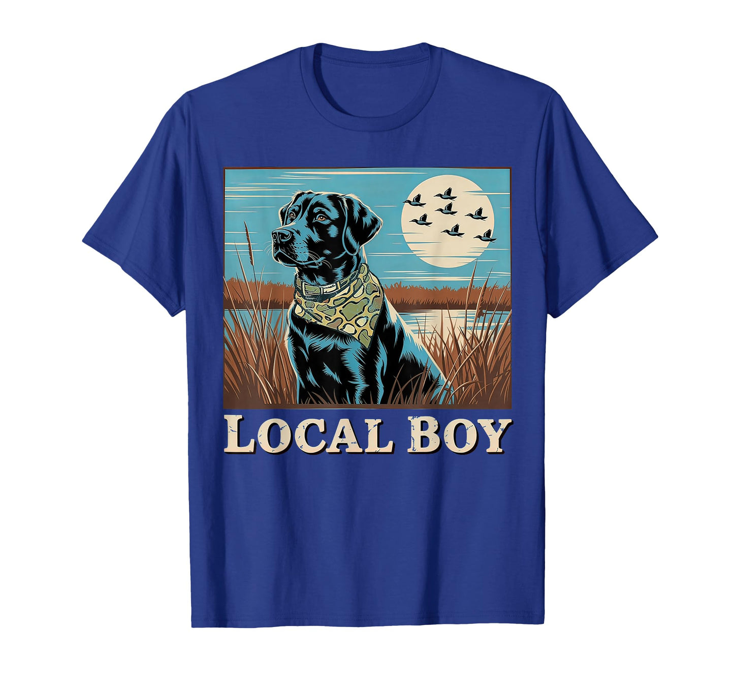 Local Boy Black Lab Hunting T-Shirt