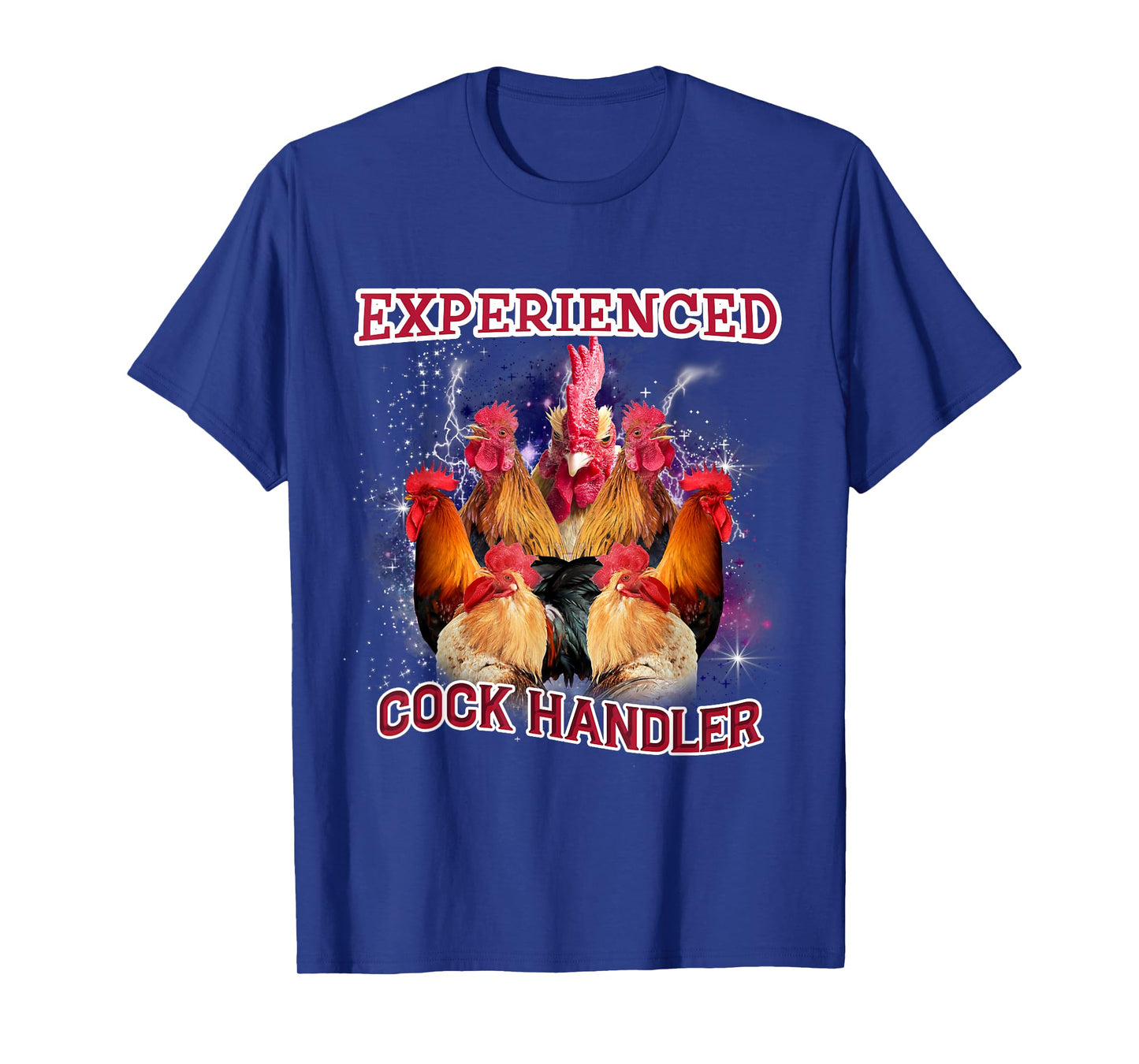 Experienced Cock Handler Funny Rooster Chicken Lover Farmer T-Shirt