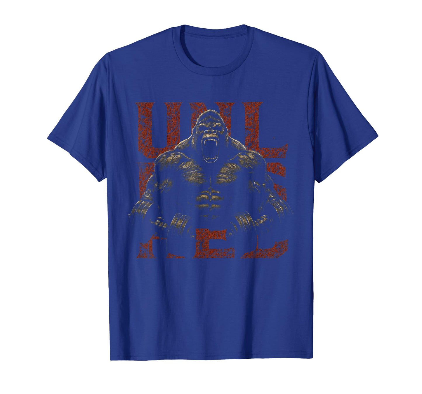 Gorilla Monkey Gym Wear Bodybuilding Workout Motivation T-Shirt
