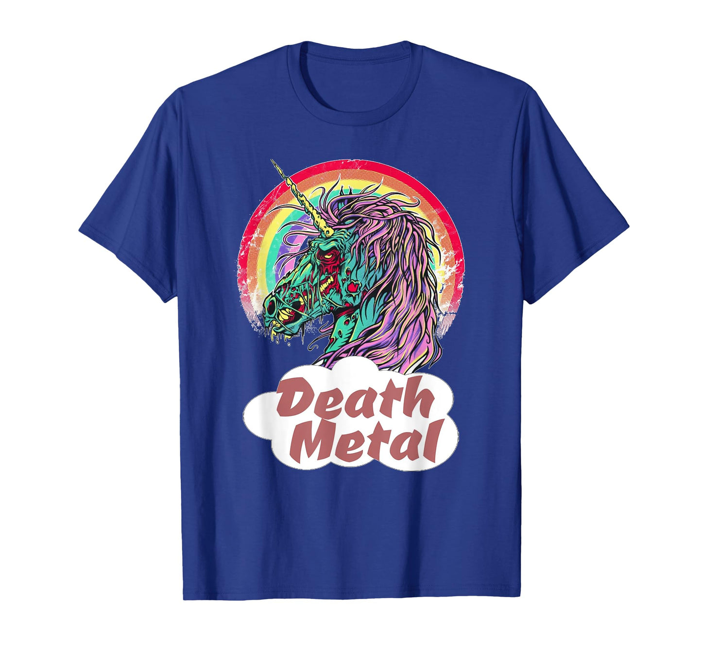 Zombie Unicorn Death Metal Rocker T-Shirt