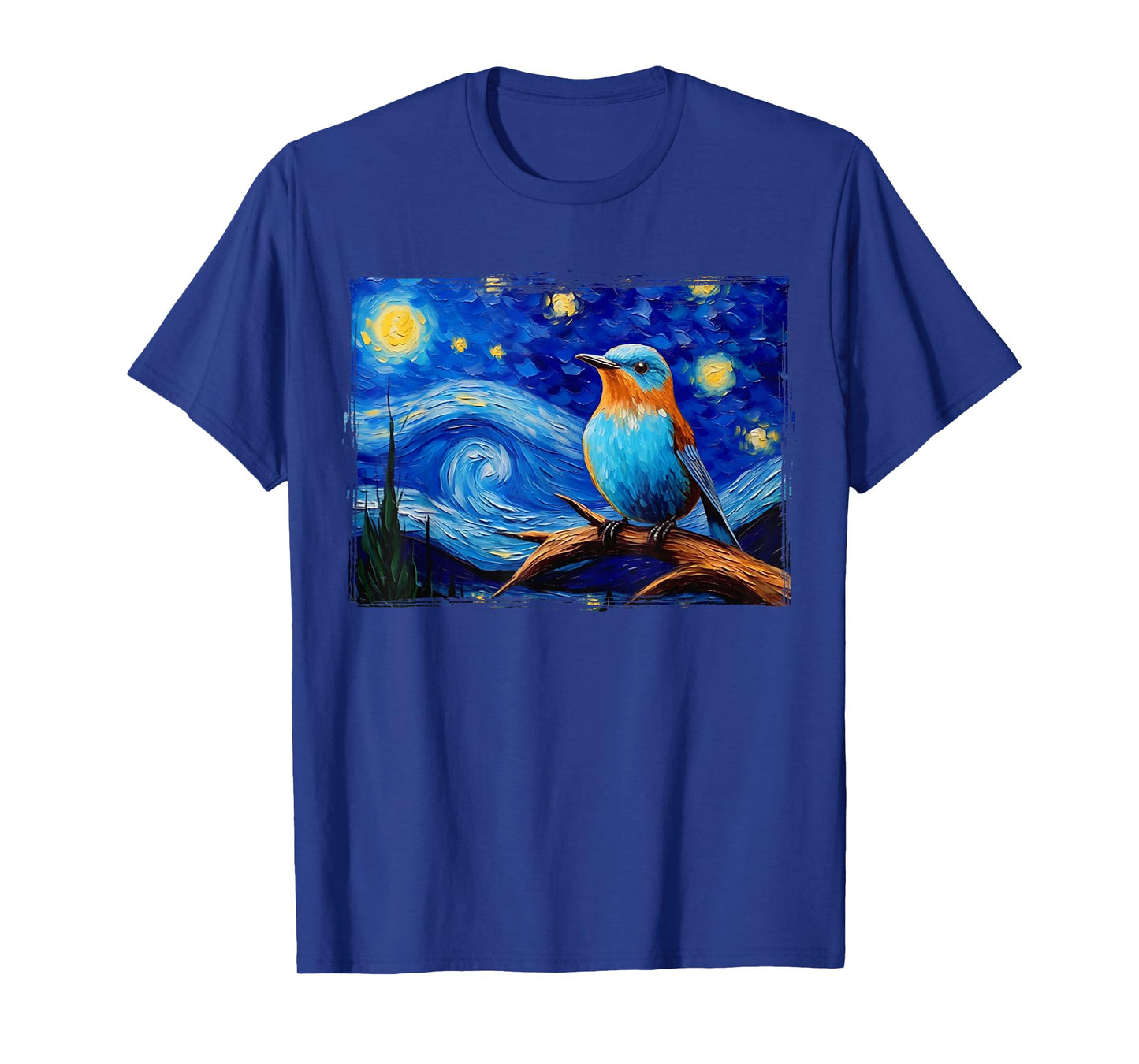 Patience Bluebird of Happiness Blue Bird Eastern Bluebird T-Shirt