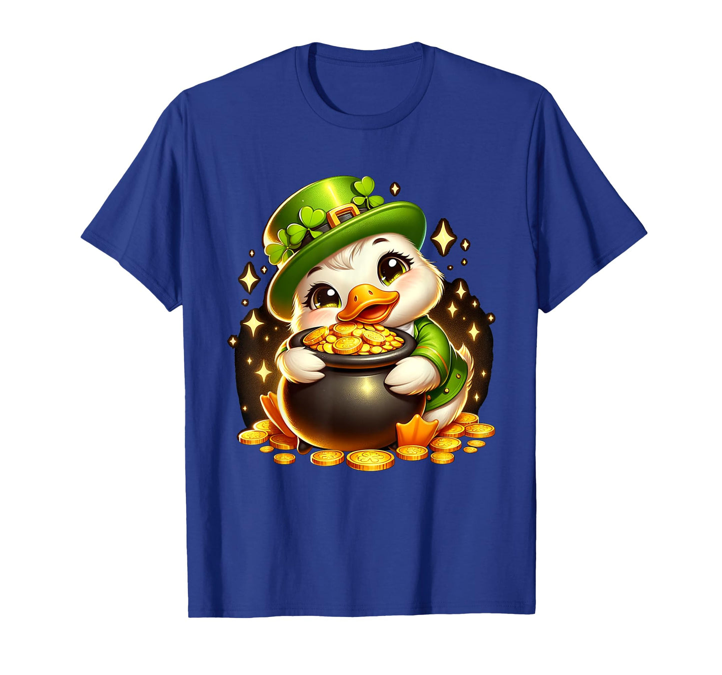 Duck Leprechaun Cute Funny Duck St. Patricks Day T-Shirt