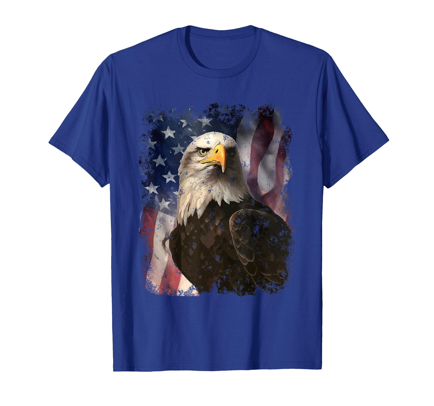 Patriotic Eagle 4th Of July USA American Flag T-Shirt