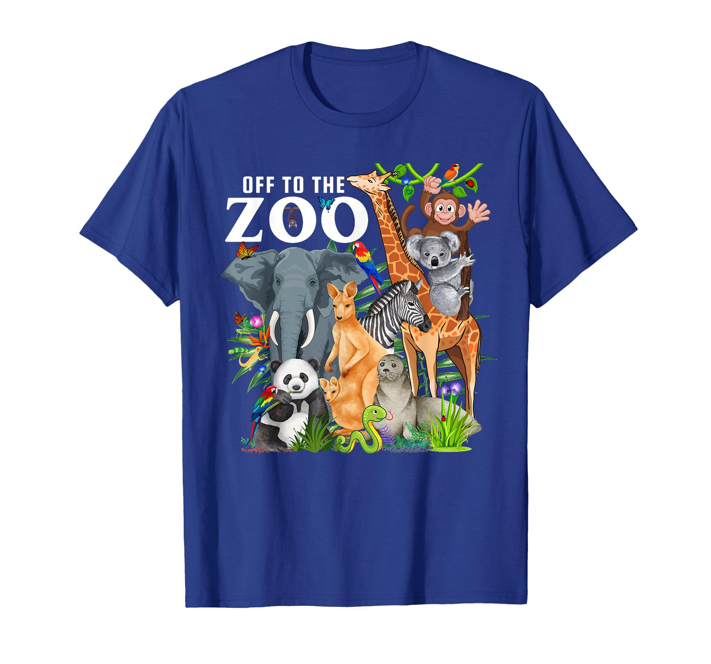 Zoo Animals Safari Party A Day At The Zoo Safari Zoo Animal T-Shirt