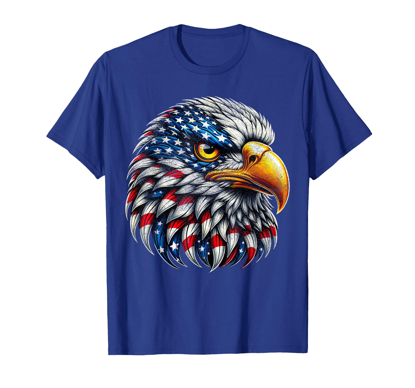 4th Of July Patriotic Eagle USA American Flag Women Kids Men T-Shirt