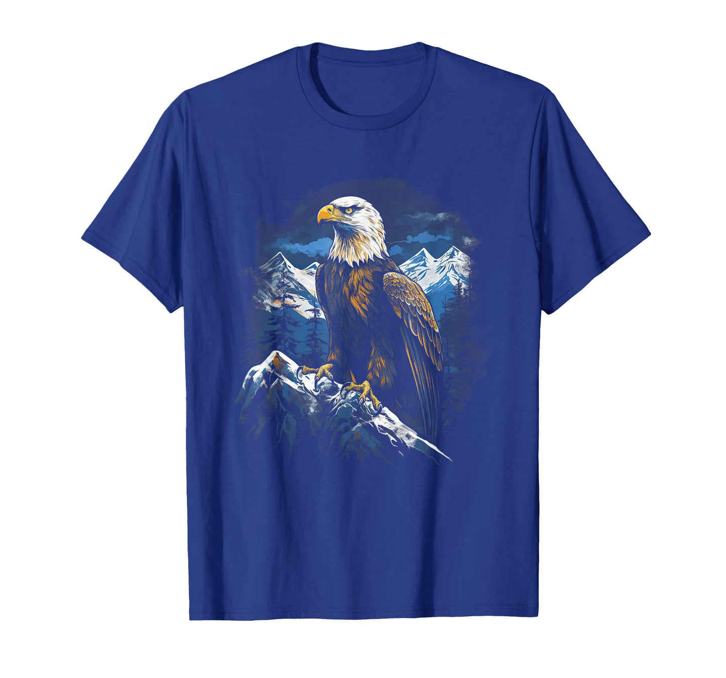 Eagle Landscapes Wilderness Mountains Bald Eagle Majestic Breathtaking Bird Nature Freedom USA T-Shirt