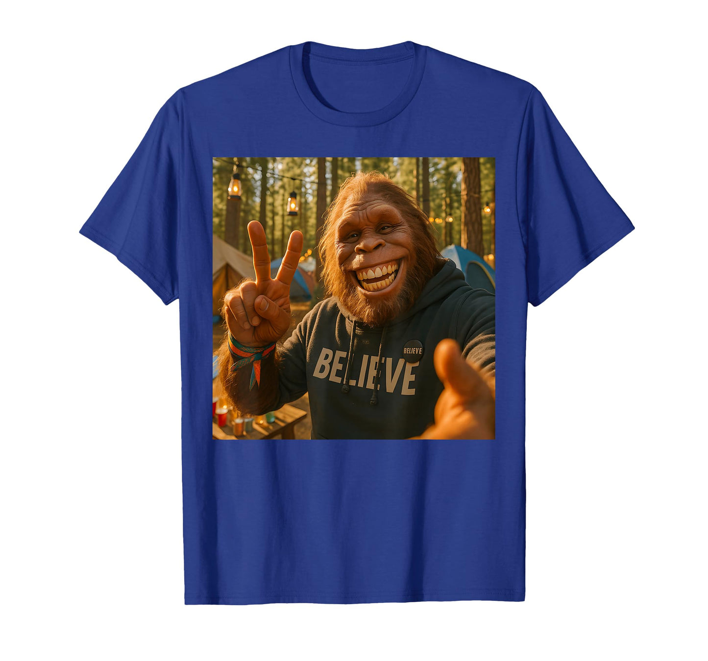 Funny Bigfoot Selfie T-Shirt
