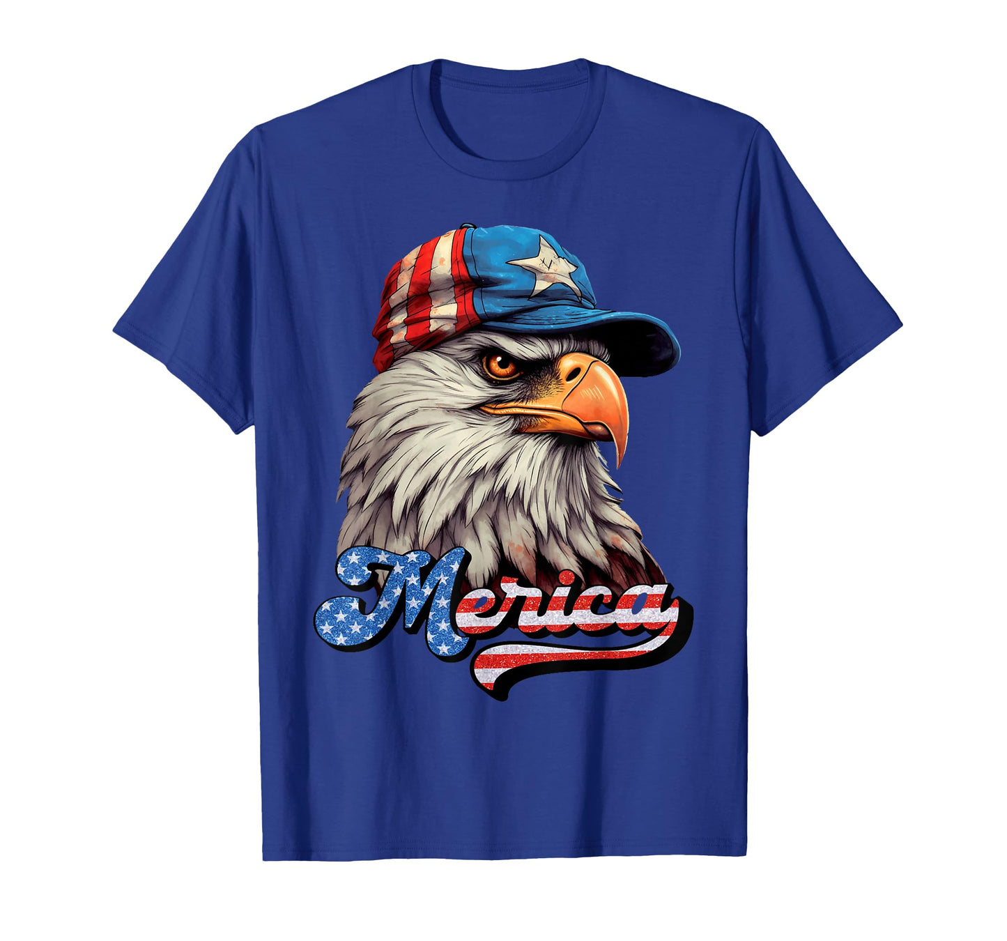 Merica Patriotic USA Eagle Of Freedom 4th of July Men Women T-Shirt