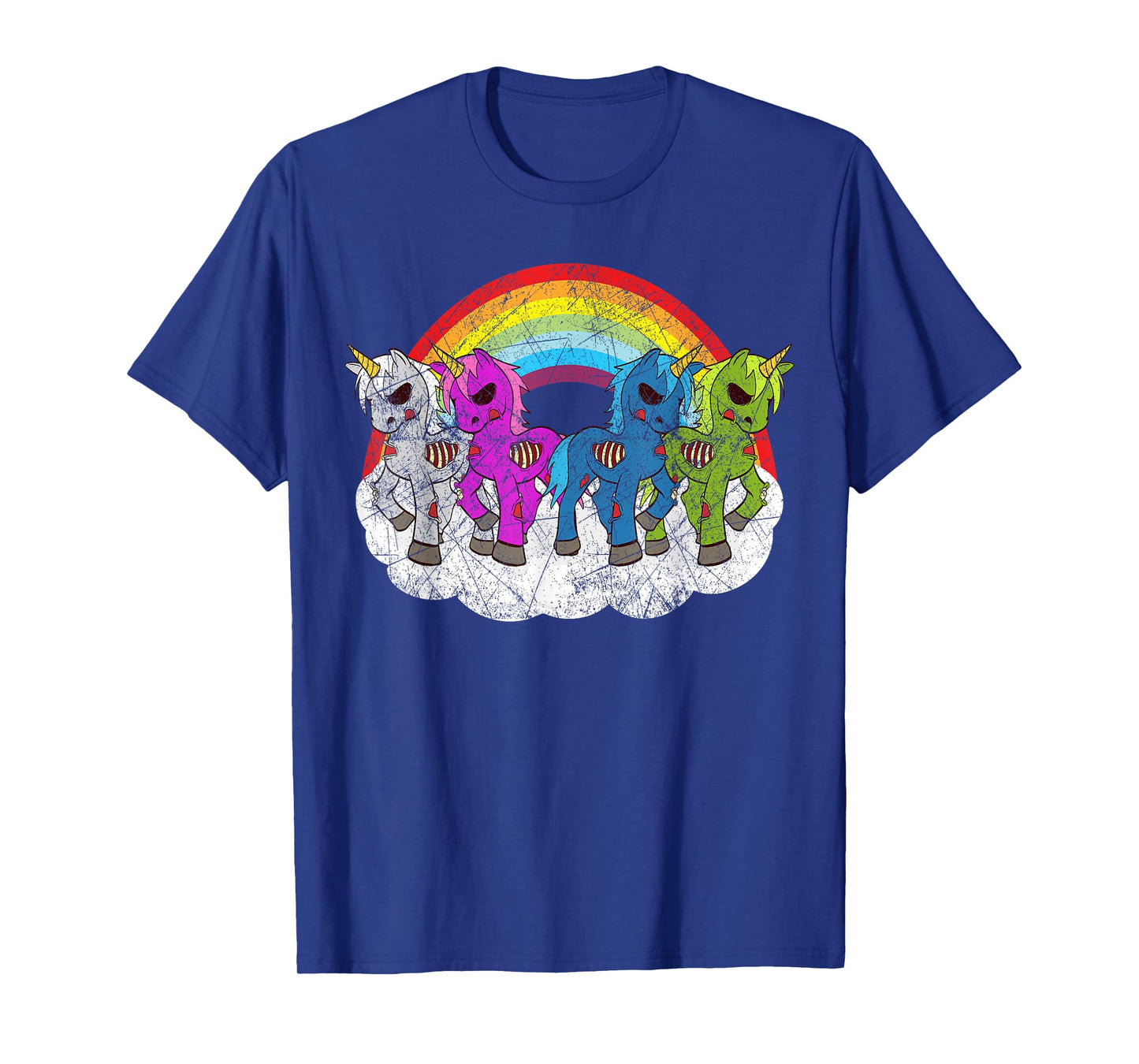 Zombie Unicorn Apocalypse Mythical Creatures Halloween Zombies T-Shirt
