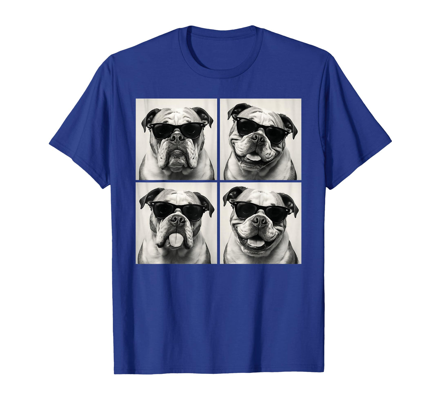 Funny English Bulldog Dog Lover Cute Bulldog Photo Booth T-Shirt