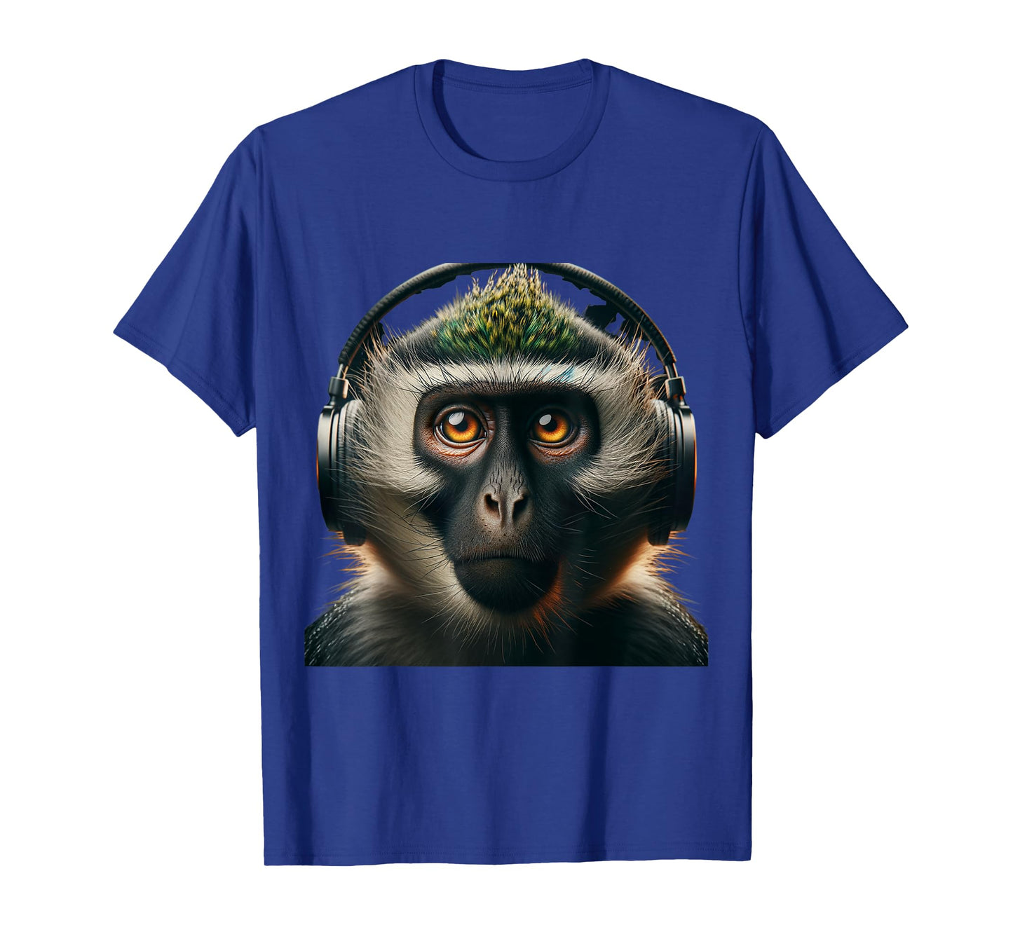 Vervet Monkey Shirt Monkey Portrait Wildlife Exotic Ape Face T-Shirt