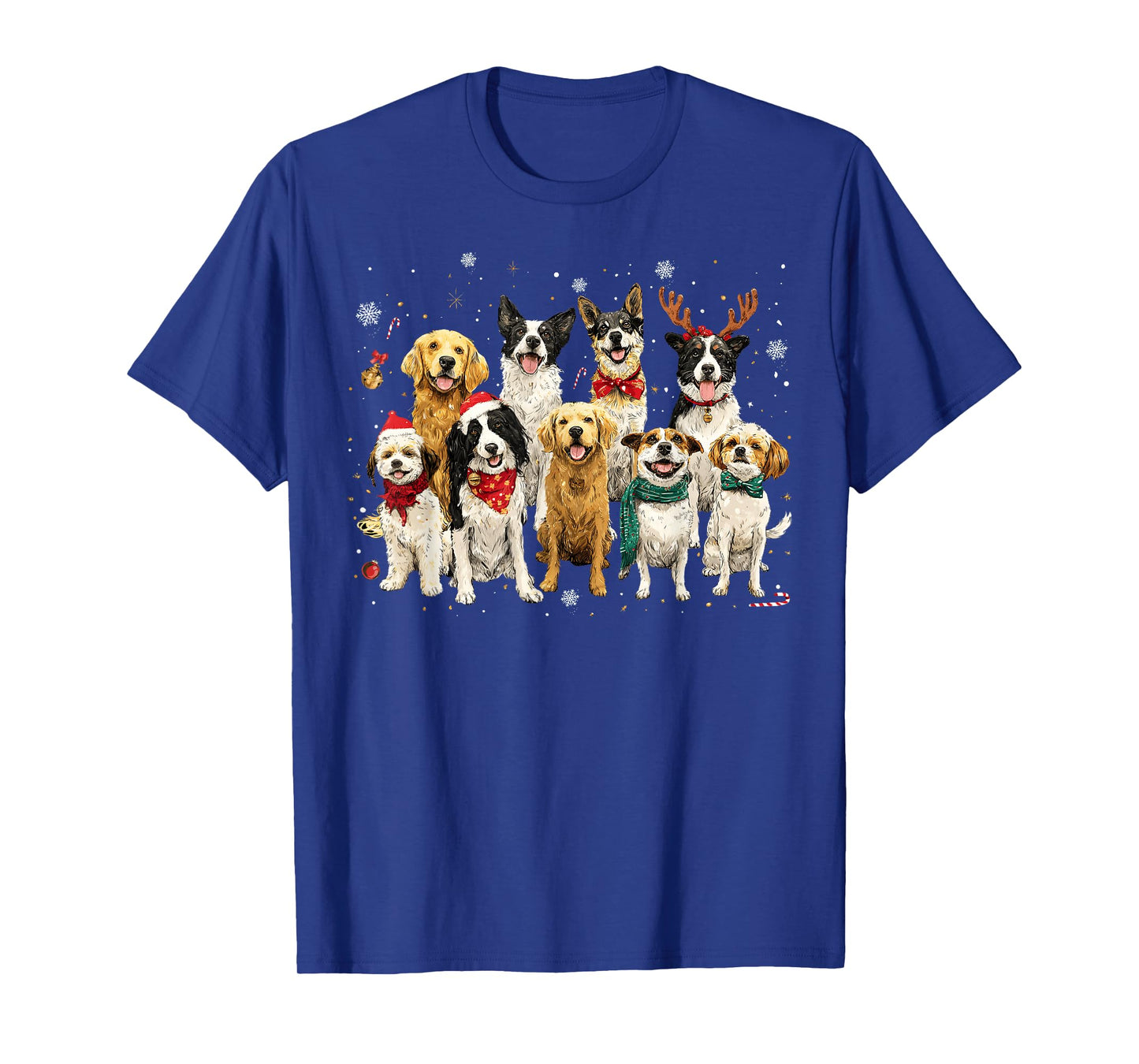 Merry Christmas Merry Woofmas Dog Lovers Men Women Kid T-Shirt