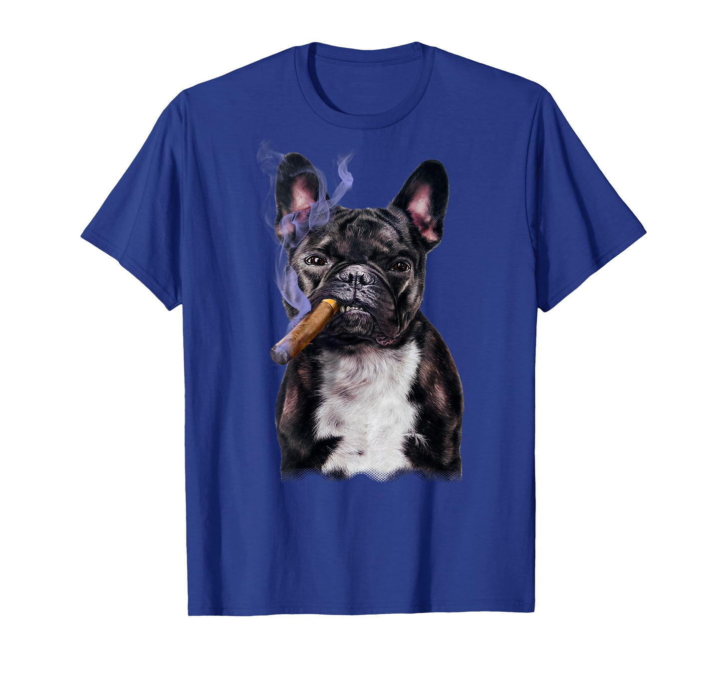 French Bull Dog with Cigar T-Shirt for Men Women