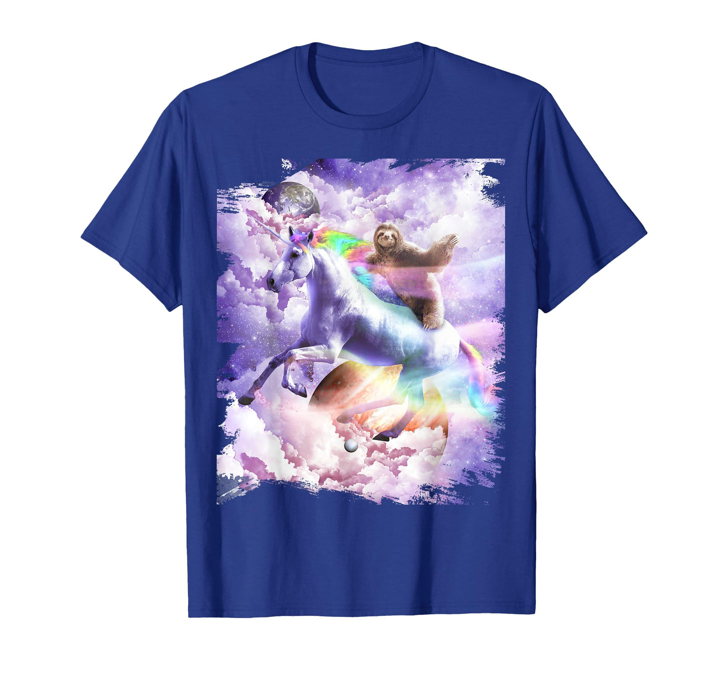 Space Sloth Riding On Unicorn T-Shirt