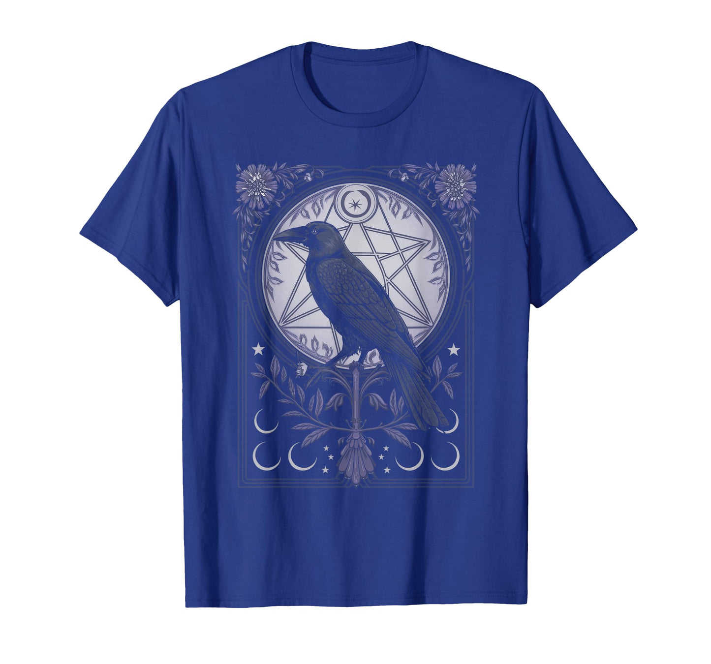 Raven Black gothic Occult Viking Witchcraft T-Shirt