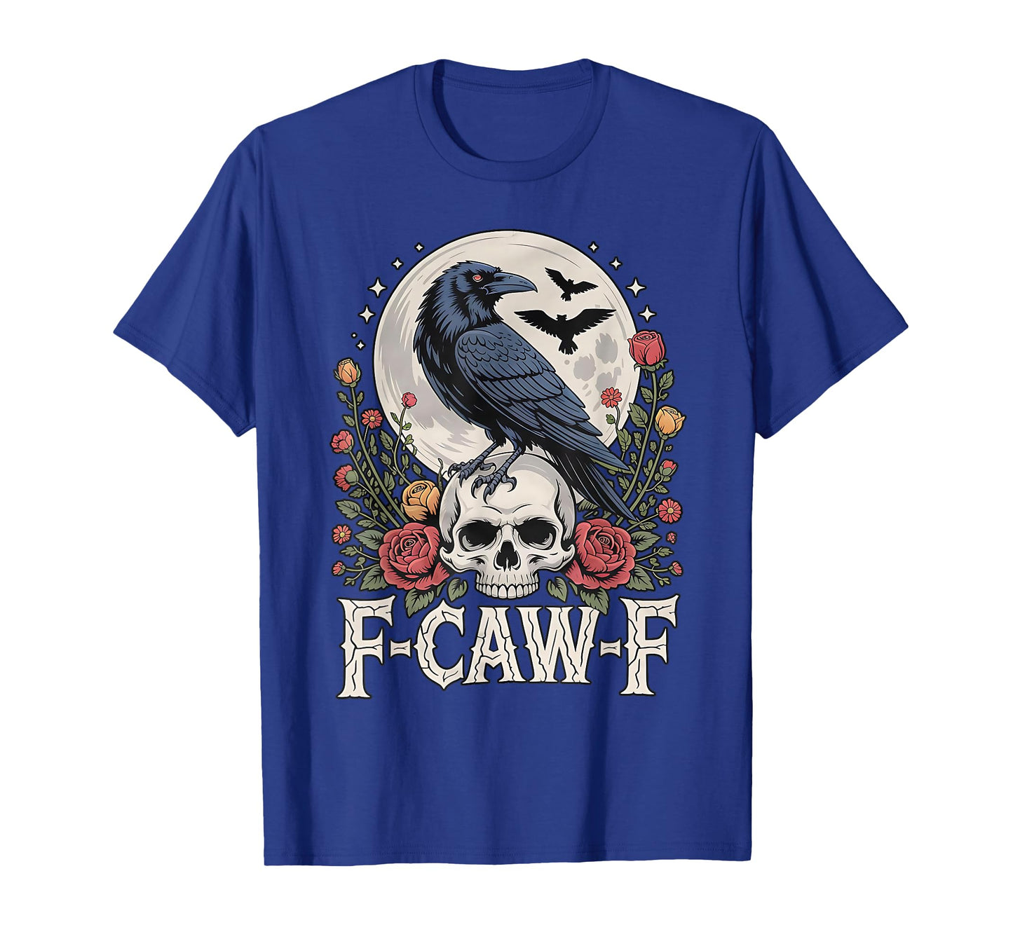 F-Caw-F Black Bird Crow Funny Crow Bird Cawing Grunge T-Shirt
