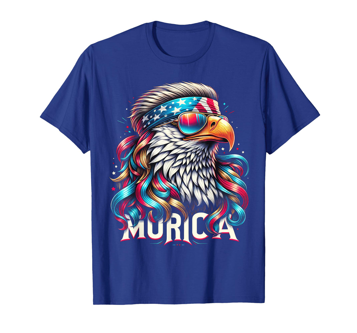4th of July Patriotic Funny Eagle July 4th USA Murica T-Shirt for Women Kids Men