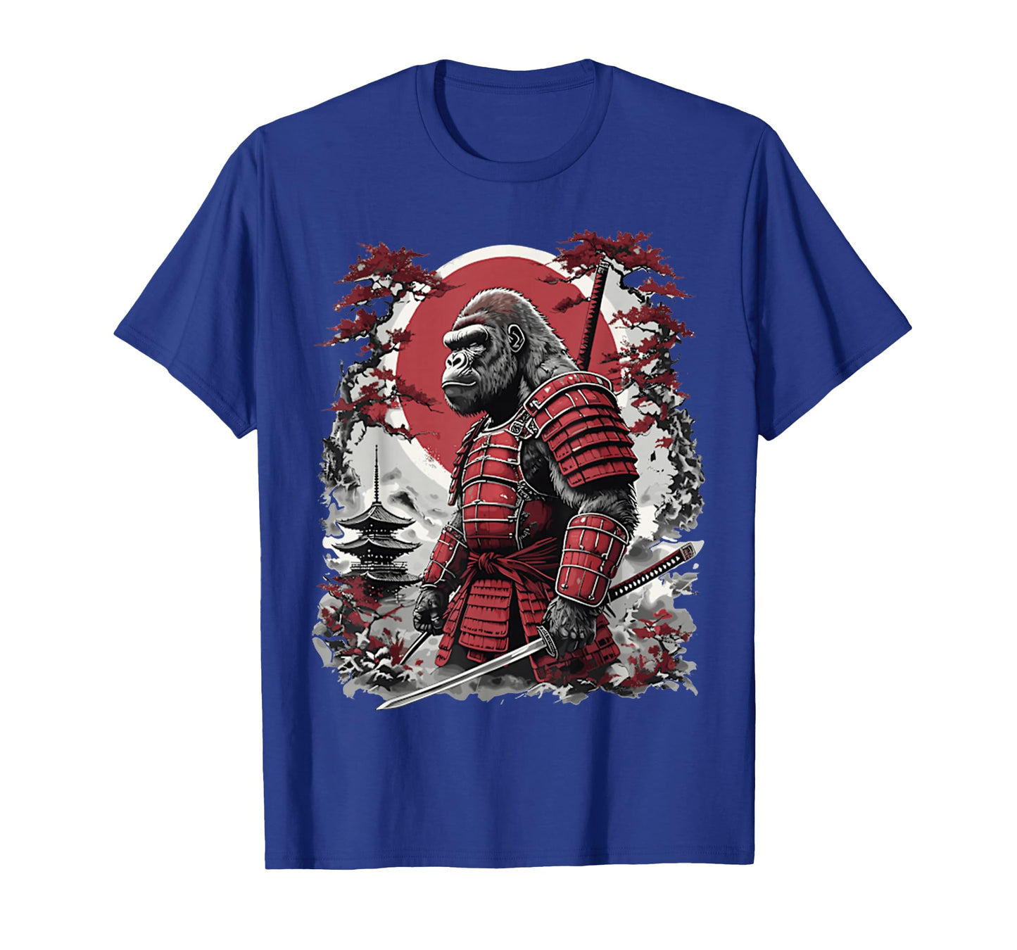 Vintage Samurai Bigfoot Japanese Art Ukiyo-e Art Funny T-Shirt