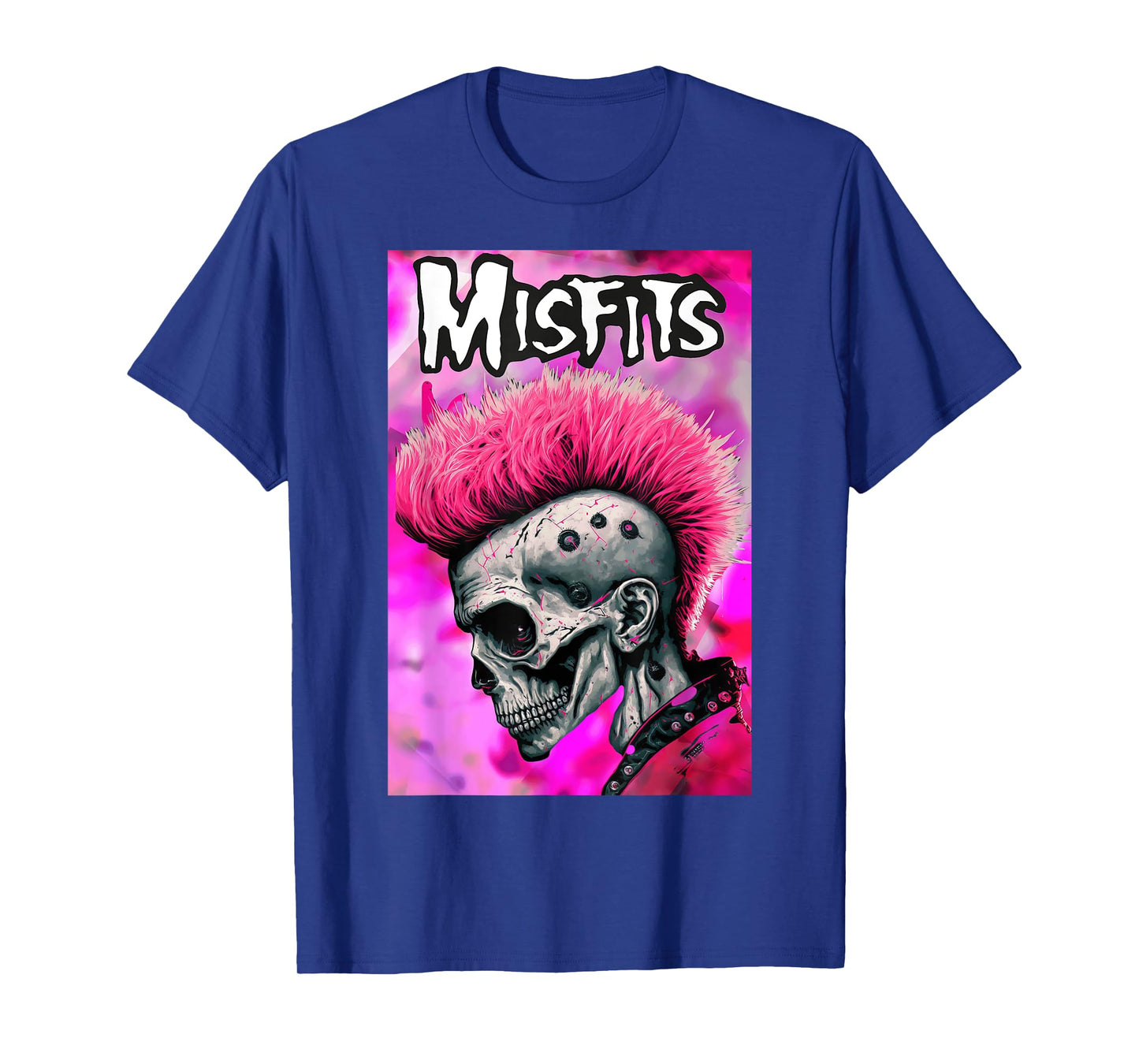 Pink Misfits Skull Fan Art T-Shirt