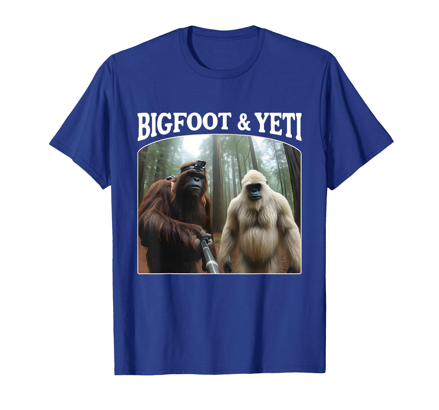 Bigfoot & Yeti Funny Sasquatch Bigfoot Vlogs for Hikers T-Shirt