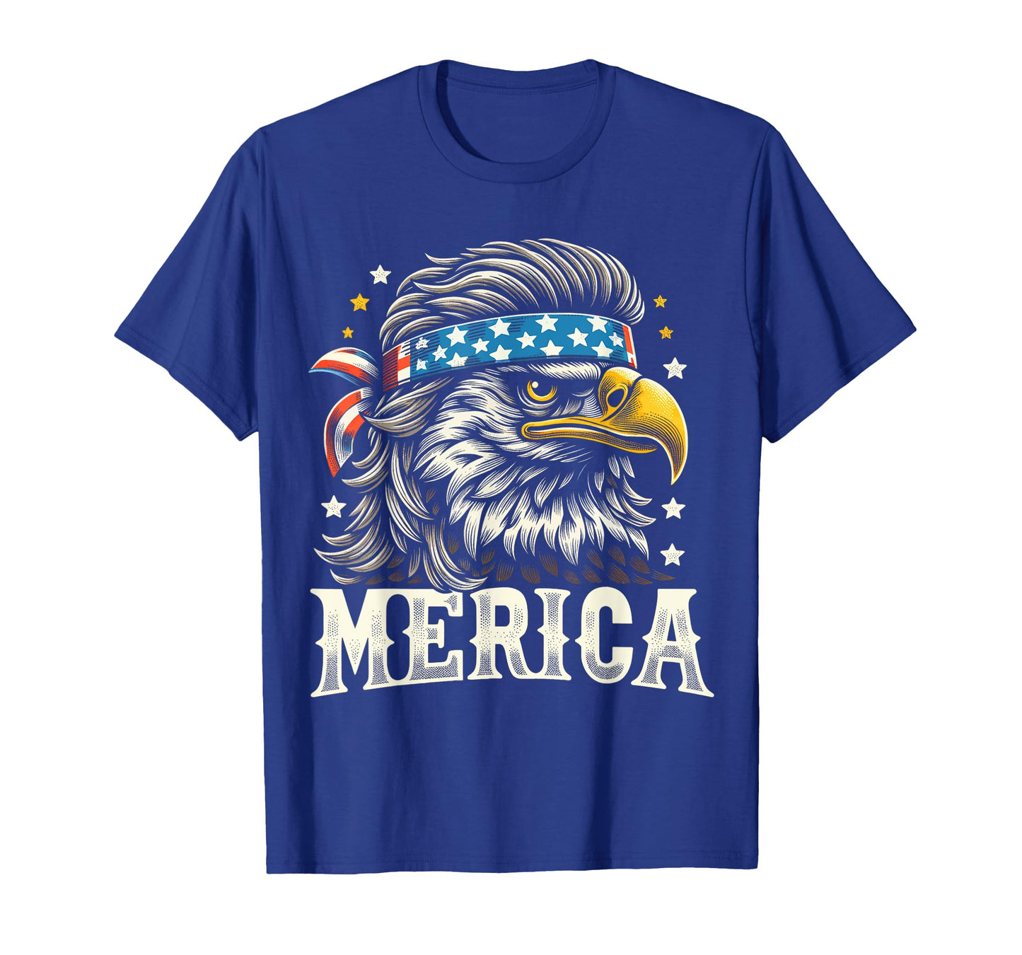 4th of July Patriotic Funny Eagle July 4th USA Merica T-Shirt for Women Kids Men