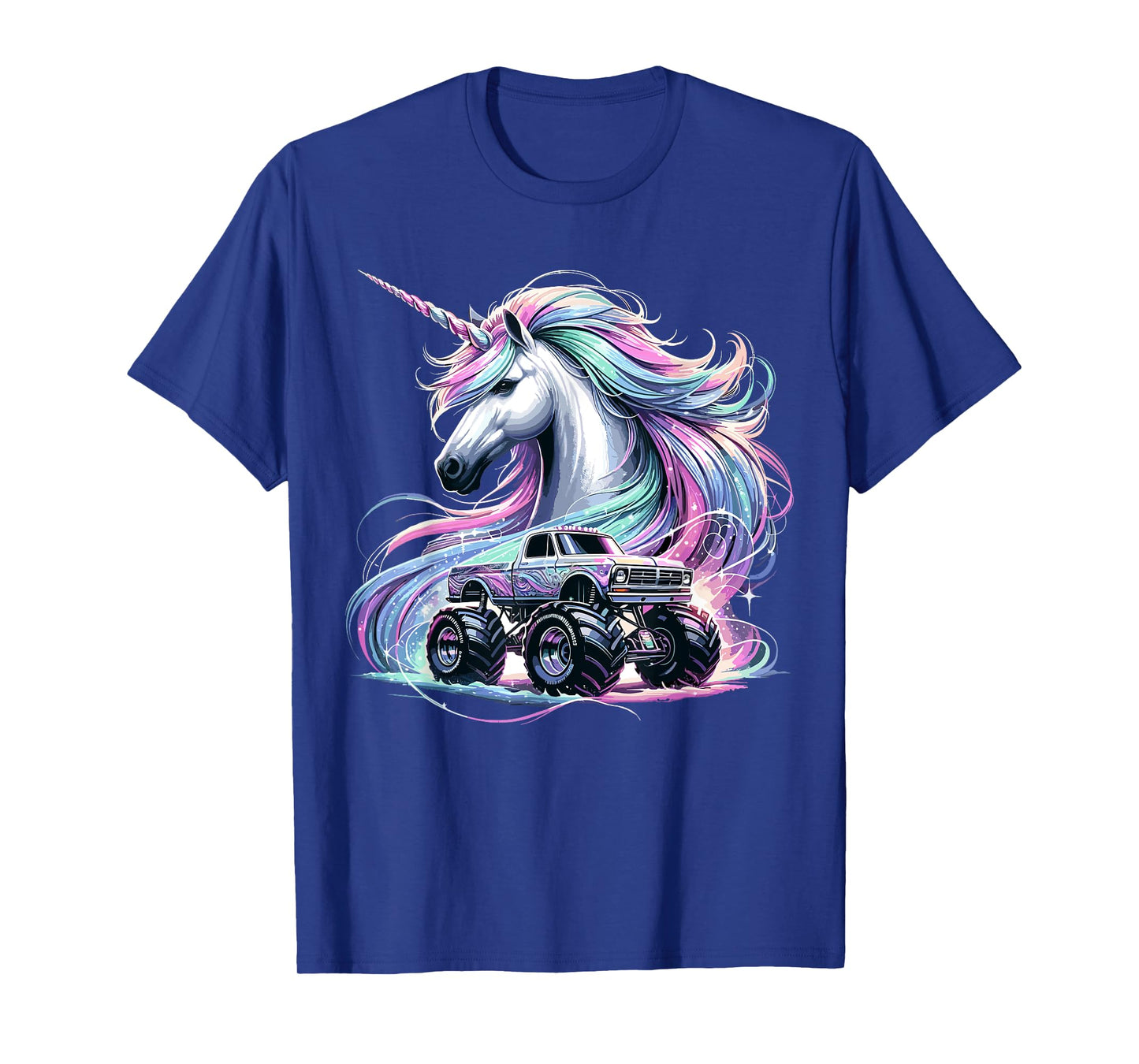 Monster Truck Unicorn Birthday Party Monster Truck T-Shirt