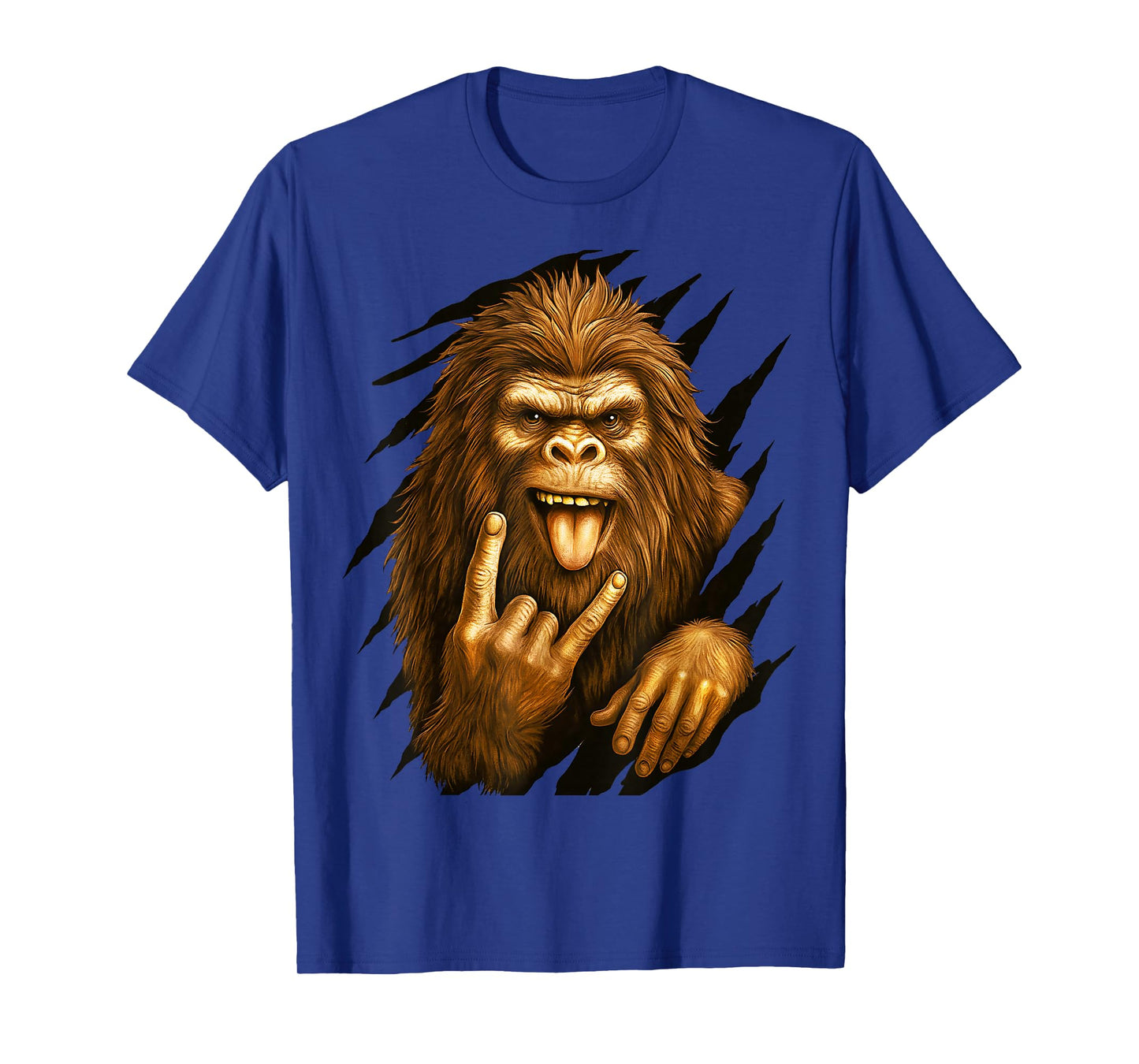 Bigfoot Sasquatch Hand Sign Skirt, Men and Women T-Shirt