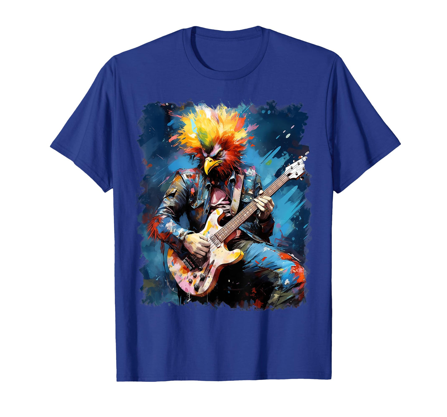 Rock Guitar Chicken Guitarist T-Shirt