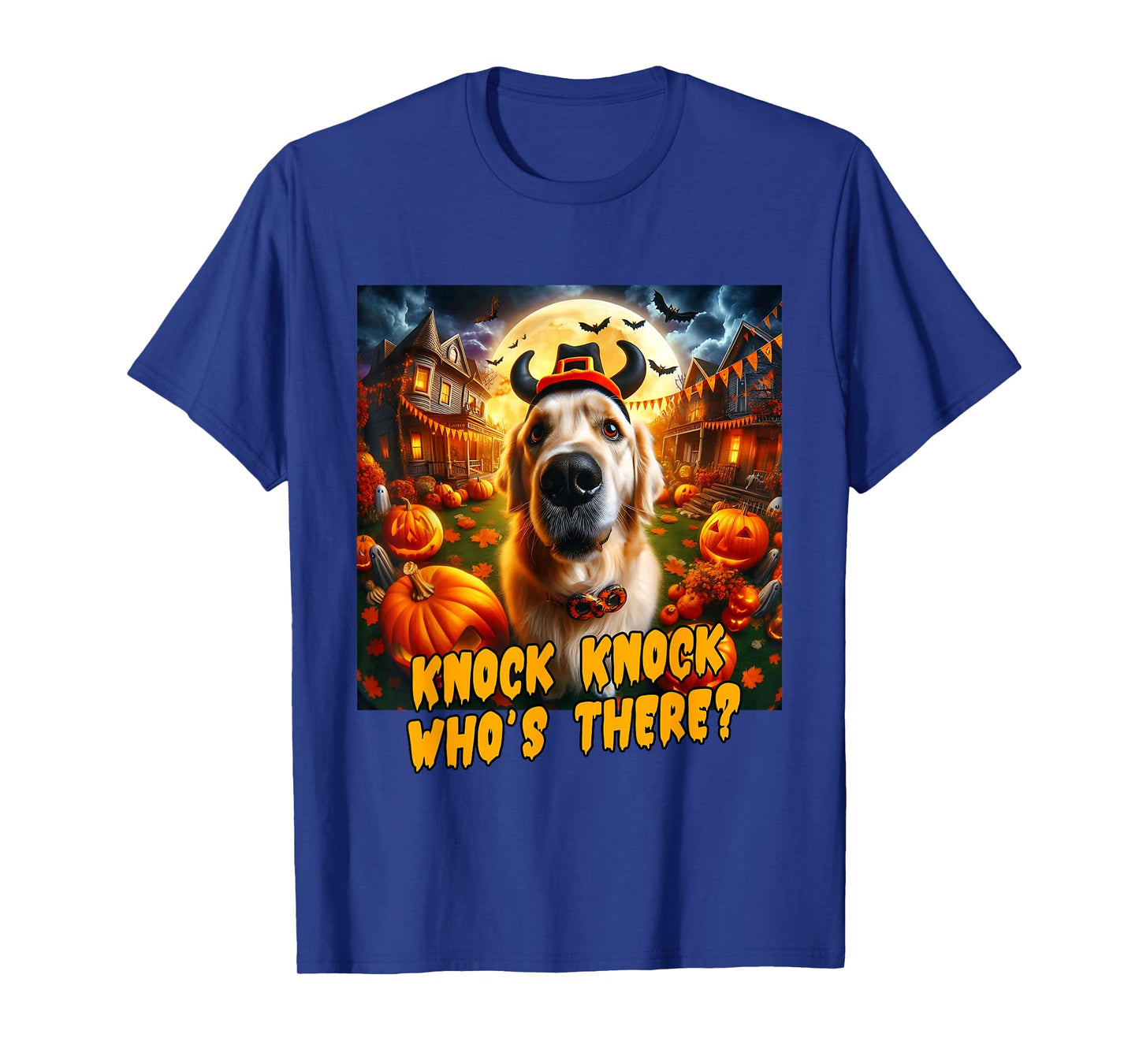 Golden Retriever Halloween Men Women Boys Kids Costume Idea T-Shirt